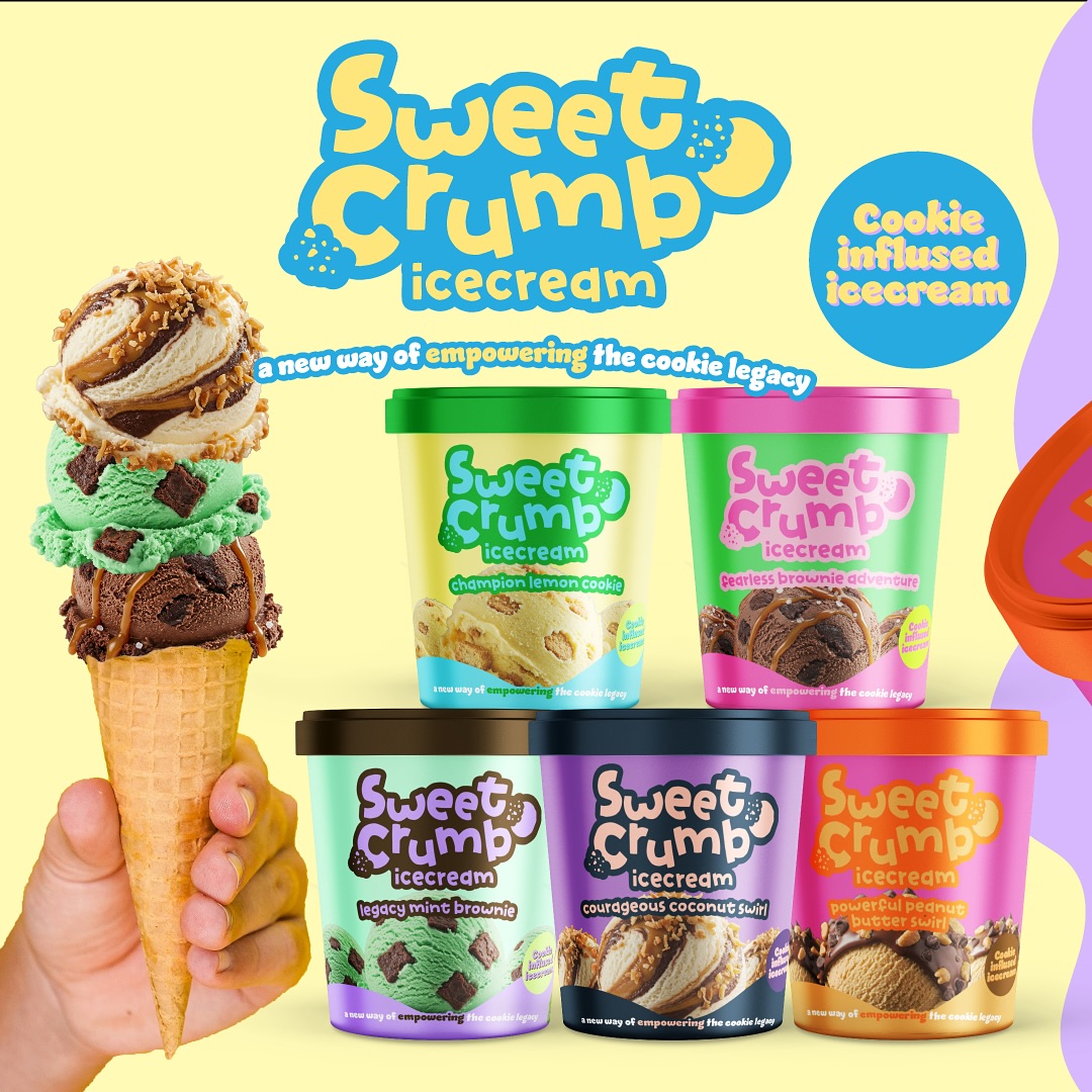 After coming back from Europe I decided to rebrand Girl Scout cookies into icecream.
#graphicdesign #girlsscout #cookies #rebrand #packaging #girlscoutcookies #icecream