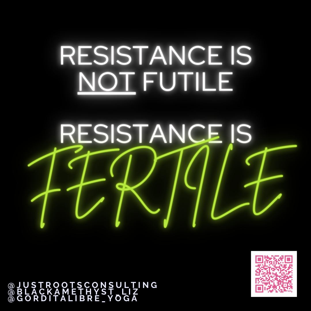 Y'all, we are SO POWERFUL TOGETHER. It is no wonder that white supremacy and capitalism work so hard to break our togetherness, and their efforts are only becoming more severe and violent with each passing day. But their success is not inevitable. Resistance is not futile. RESISTANCE IS FERTILE!
Join Just Roots and Black Amethyst TOMORROW for our FREE WEBINAR on how to galvanize our power and hope through gathering and learning together!
Link to register in bio
#whitesupremacyendswithus #wearetheenemyfromwithin #antiracism #endwhitesupremacy