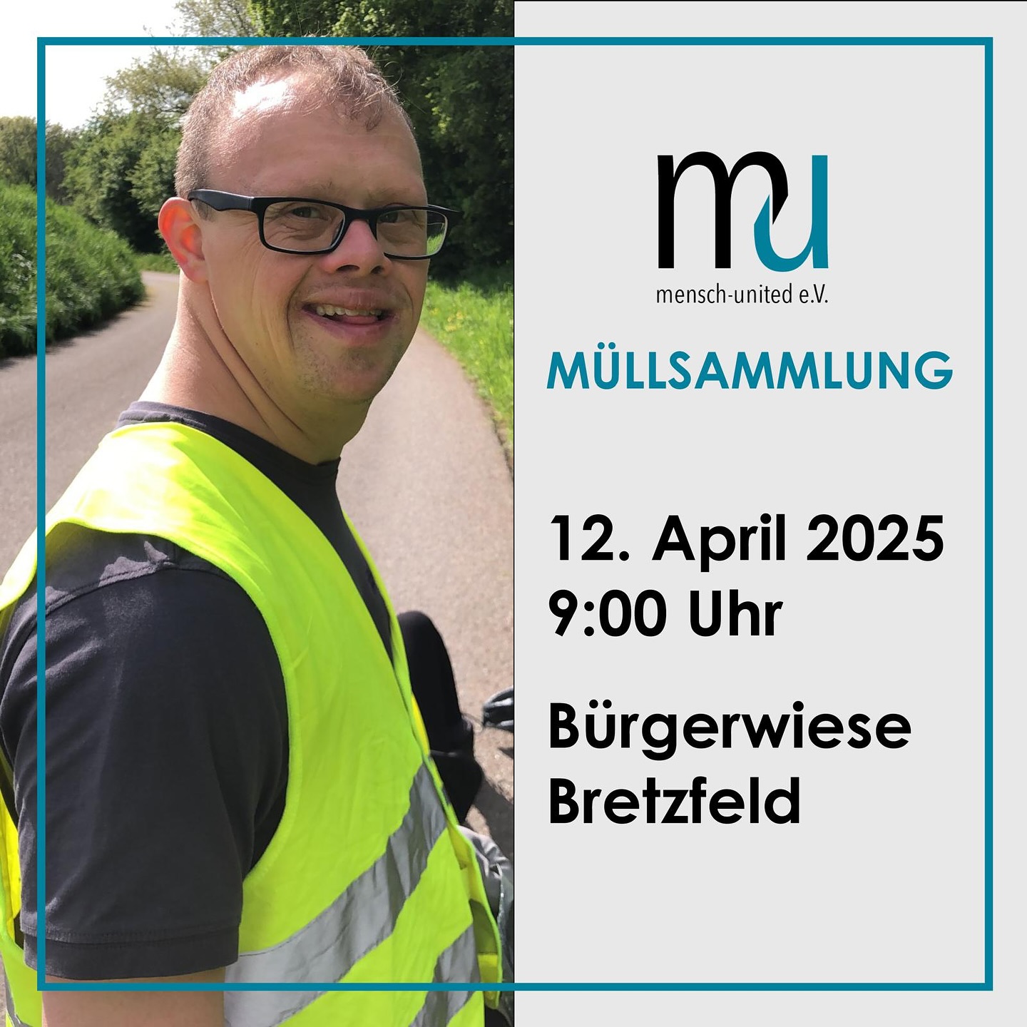 Es ist wieder so weit - Müllsammlung in Bretzfeld 💚
Am 12. April um 9 Uhr wollen wir unsere Gemeinde wieder von Müll befreien, damit auch der Frühling sich in all seiner schönen Pracht entfalten kann 🌷
Am Liebsten würden wir das gemeinsam mit dir machen - also pack gerne die ganze Fam’ ein & kommt vorbei 😊 Treffpunkt ist auf der Bürgerwiese.
Lasst uns gemeinsam für eine saubere und lebenswerte Umgebung sorgen. Bringt gute Laune mit - für den Rest sorgen wir🥳 (gibt auch Getränke & Snacks)
Unsere Freunde vom Haus Bahnhofstraße werden uns auch wieder tatkräftig unterstützen- das wird super gut! 😎🌳🗑️ #kehrwoche #GemeinsamFürEineBessereWelt #menschunited #frühjahrsputz #gemeinsam #bretzfeld #hohenlohe