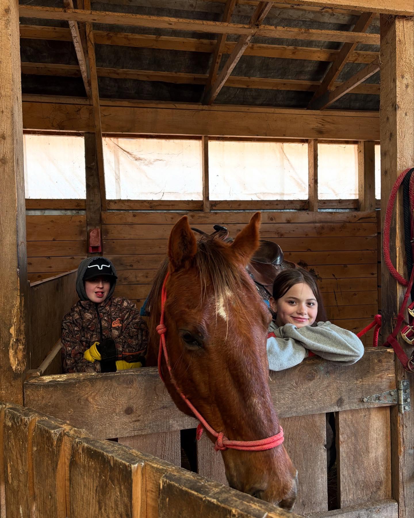 March break camp was a blast!!! All the horses are loving being back to work!! ๐ค๐ด #kidscamp #horses #spiritreinsranchtrailriding #parrsboro #tourismns