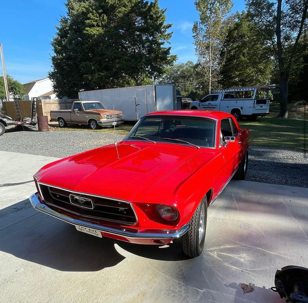 This beautiful 67 mustang did not need a lot of work, got our client set up with our budget package to add some shine and aesthetic