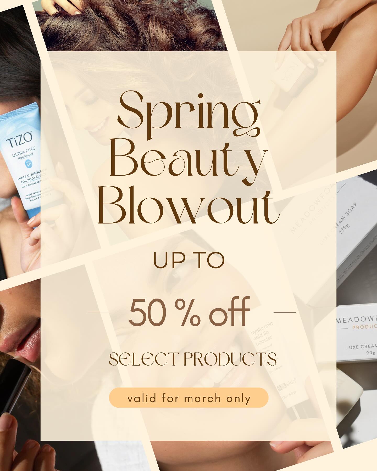 Spring Beauty Blowout! This March, enjoy up to 50% off storewide!🌸
Product discount list:
PCA Skin:
Retinol - 40% off
Hyaluronic Acid Overnight Mask - 40% off
Brightening Bar - 40% off
Everything else - 20% off
Nuda:
Sunscreen - 50% off
Blending brush - 40% off
Bronzer Brush - 40% off
Alcove:
Everything - 40% off
Om:
Everything - 15% off
Meadowfoam:
Everything - 50% off
Tizo:
Ultra Zinc Non-Tinted SPF 40 - 50% off
These incredible discounts won’t last long, so be sure to visit us in-store or shop online to take advantage before it’s too late!
*sale discounts available for select products only*
*sale discounts not applicable for out of stock products*
*sale valid until 31/03/2025*
📱 604-440-5578
📧 hellonectarbeauty@gmail.com
🌐 www.nectar-beauty.ca
📍135-3388 Rosemary Heights Crescent, South Surrey
—
eyelash extensions, lashes, lash lift, skincare, permanent makeup, south surrey, white rock, small business, shop local
—
#southsurrey #southsurreybusiness #southsurreylashes #whiterock #whiterocklashes #lashextensions #eyelashextensions #browlamination #browtinting #browhenna #lashliftandtint #waxing #permanentmakeup #pmu #salon #sale