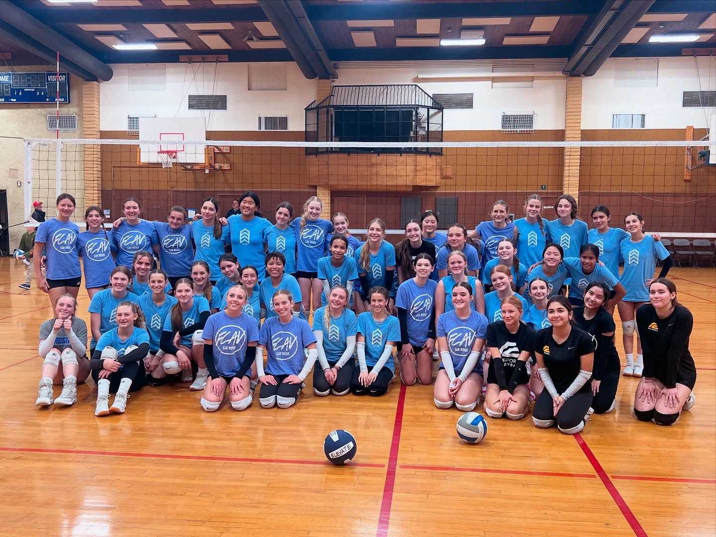 A great week of fun scrimmages with our friends at FCA Volleyball! Two clubs, but one family in Jesus! Praying God blesses your season and all of your amazing families, coaches and players. #fcavolleyball #elevatevb #playasone