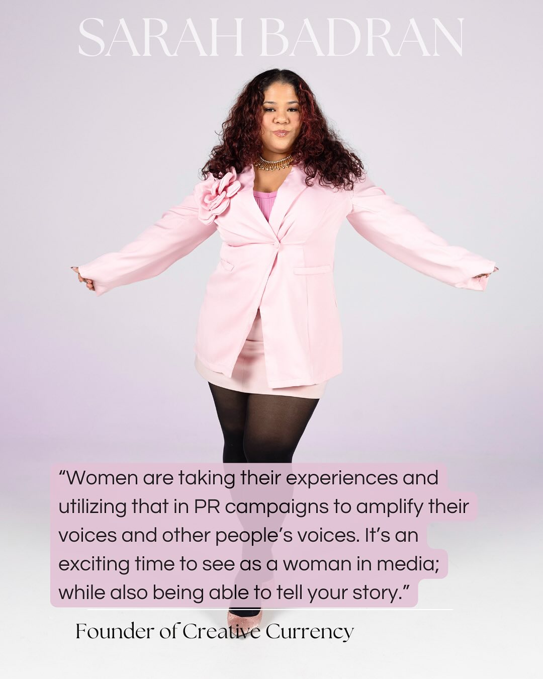 The power of one woman is unstoppable, but the power of many women lifting each other is world-changing.
—
💐💐💐
WOMEN WHO MARKET
📸| @aoeimagery
#womeninbusiness #womeninmarketing #womenwhomarket #dallasmarketing