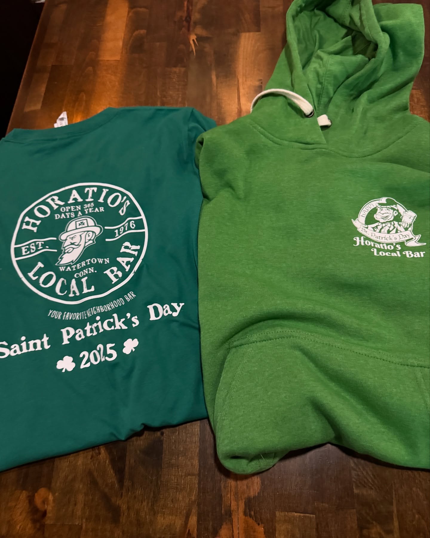 Our St. Patrick’s day t-shirts and sweatshirts are in! $20 shirts, $45 sweatshirts! Swipe right for our specials starting Friday and running through St. Patrick’s day! ☘️ Chef Allie Knapp will be serving up some delicious corned beef sandwiches on the 15th,16th, and 17th! #stpatricksday #guiness #jameson #tullamoredew #carbombs
