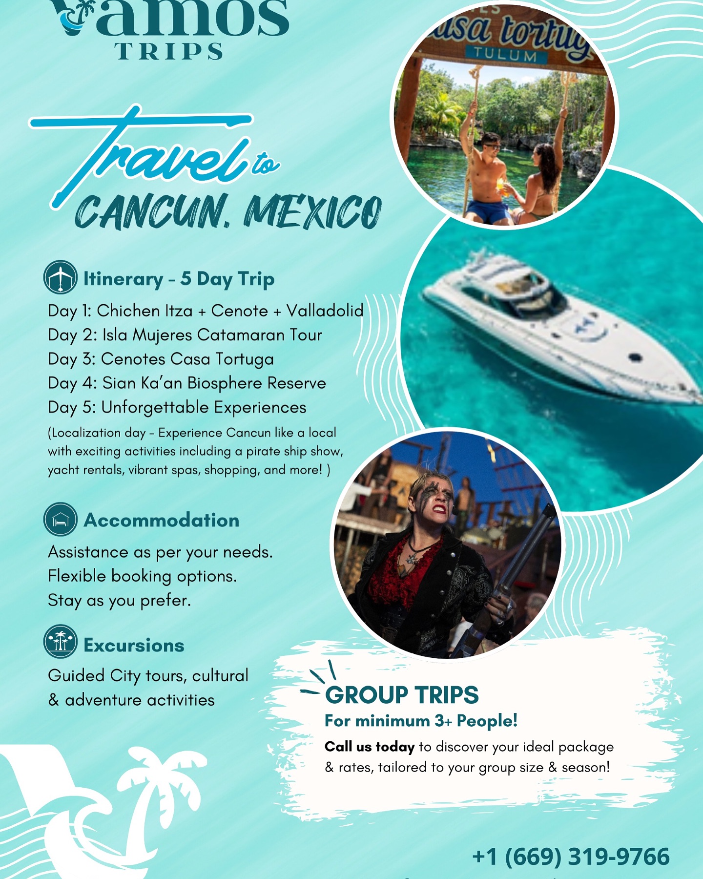 March 2025 brings up ๐ Mexico ๐ฒ๐ฝ, Cancun 5 days
Vamos Trips ๐๐๐
Mexico Welcomeโs you #mexico #adventure #travel #vamsotrips
Embark on a captivating 5 days adventure with Vamos Trips, where youโll dive deep into the culture, beauty, and essence of your destination, creating unforgettable memories with every step you take.
Donโt let your adventure stop in , follow us more ......!!!!!
#vamostrips #usa #mexio #cancun #quintanorio #yucatan #ferrytrips #mexiotrip #traveltomexico