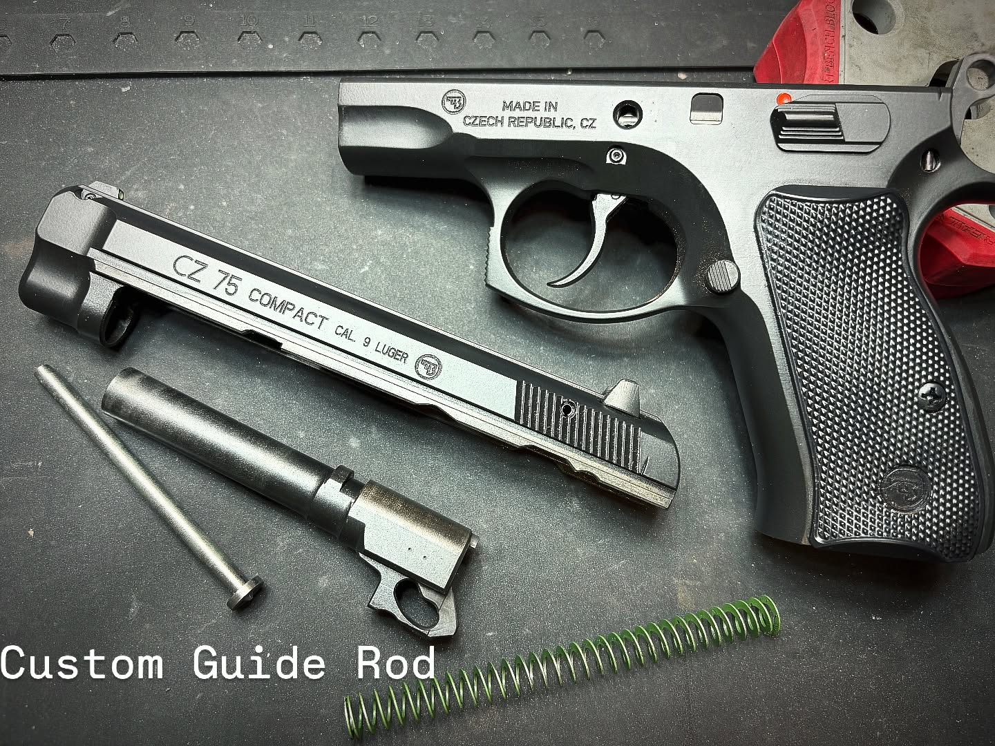 Custom Guide Rod Machined - Replacing the OEM Guide Rod.