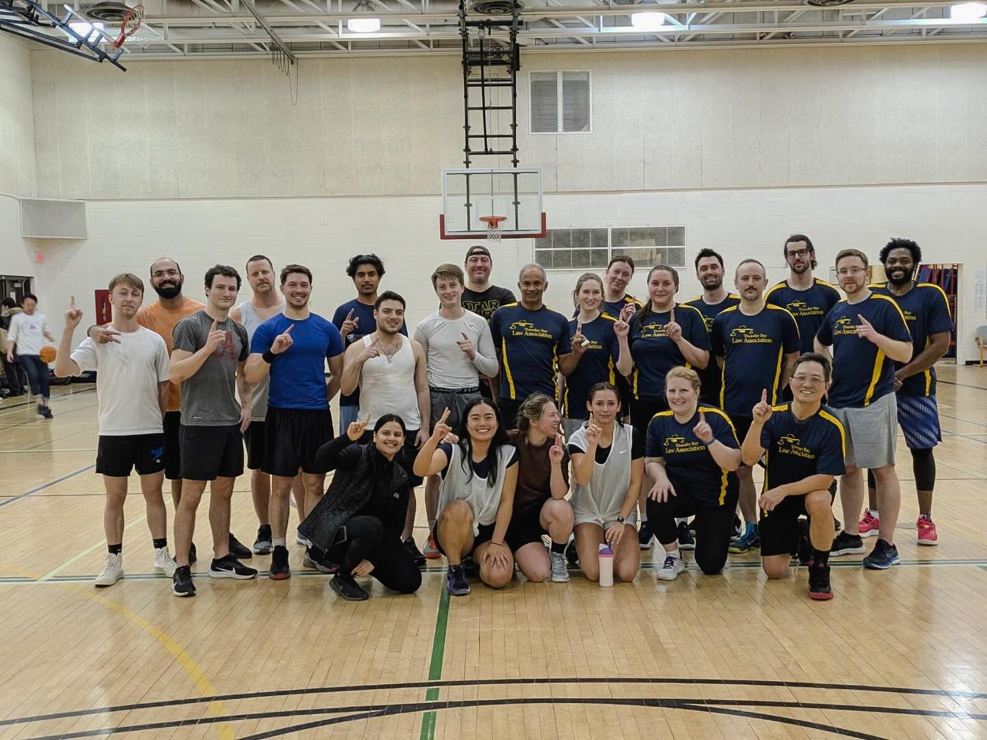 Group shot from the Students vs Lawyers Basketball Game this past Saturday!! đ Congrats to the Lawyers for winning this one đ What a great game!!