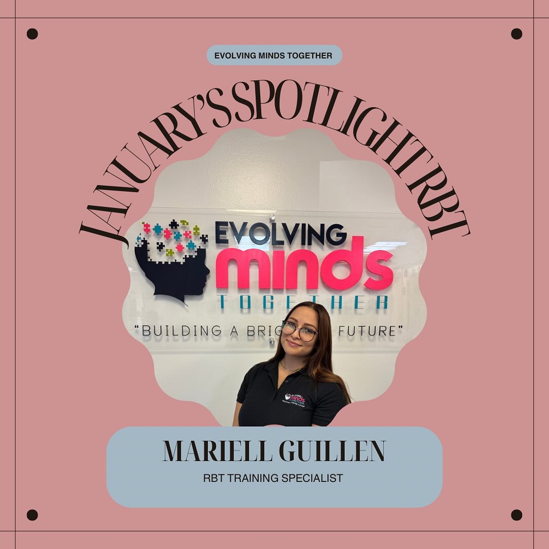 A little bit more about Mariell: Mariell:
My name is Mariell Guillen, I’m a Registered Behavior Technician (RBT), Training Specialist and Student Analyst at EMT. I graduated from Florida International University with a bachelor’s degree in Psychology with an ABA track. I’m currently pursuing my master’s degree in Applied Behavior Analysis at the University of South Florida. My goal is to become a Board Certified Behavior Analyst (BCBA) I have been an RBT for over three years, I enjoy helping my clients in their journey towards independence and to develop their communication and social skills. In my free time I enjoy spending time with my family and cats, and working out.