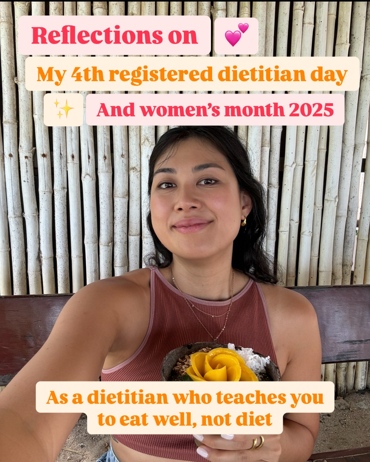 ✨ Happy women’s month and registered dietitian day ✨
#womensmonth #womenshealth #registereddietitian