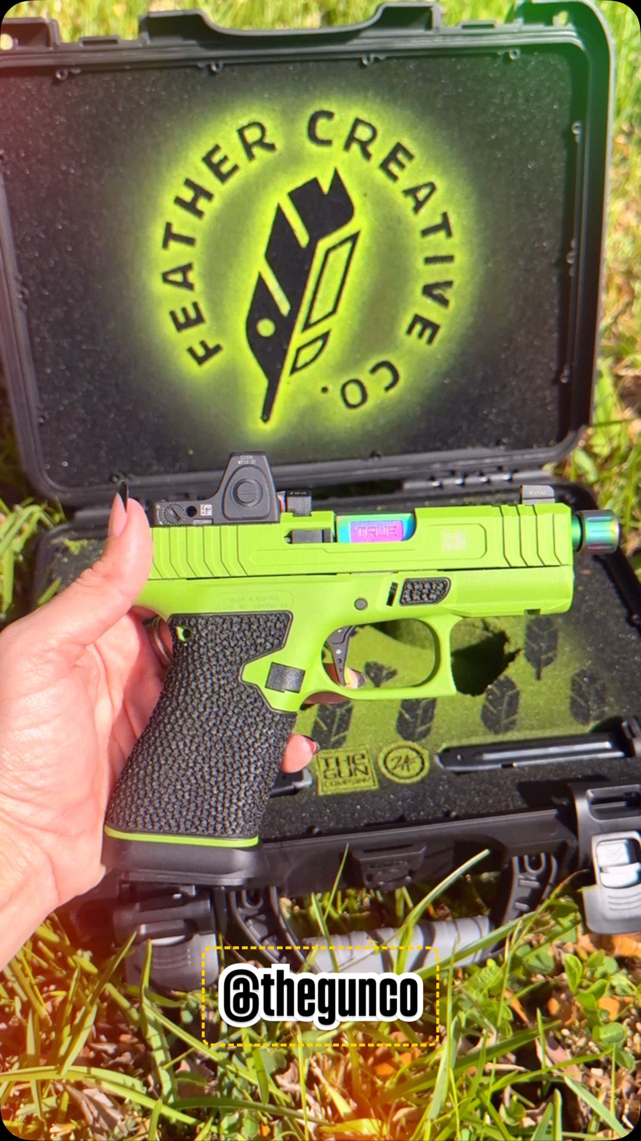 Custom @feathercreativeco pewpew for the win! 😍🥹
#happybirthdaytome #thegunco #g43 #goodies #sugar #thankyou