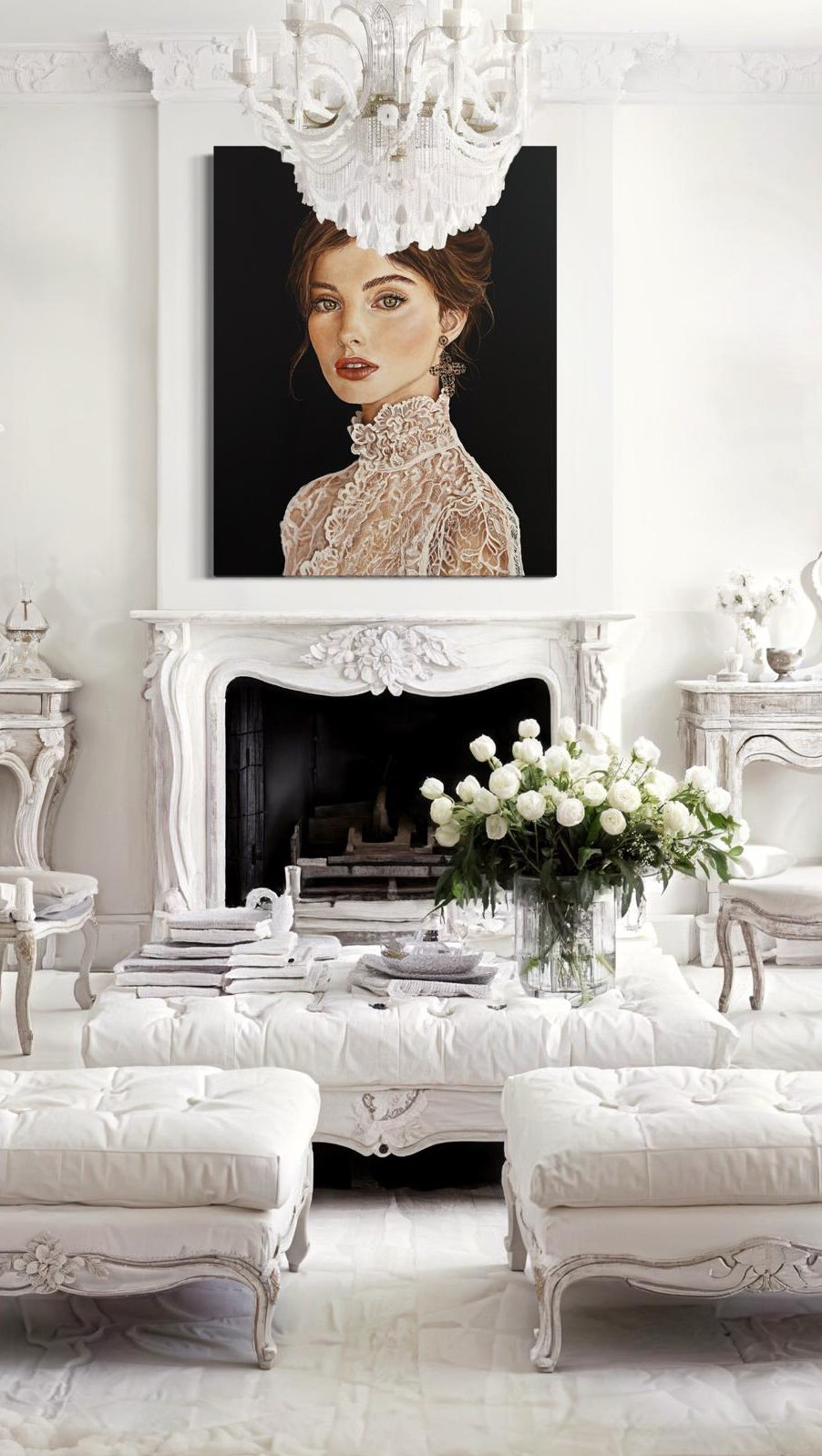 Alors tu as trouvé ? #acrylicpainting #oilpainting #artgallery #frenchartist #portraits #canva #art #artist