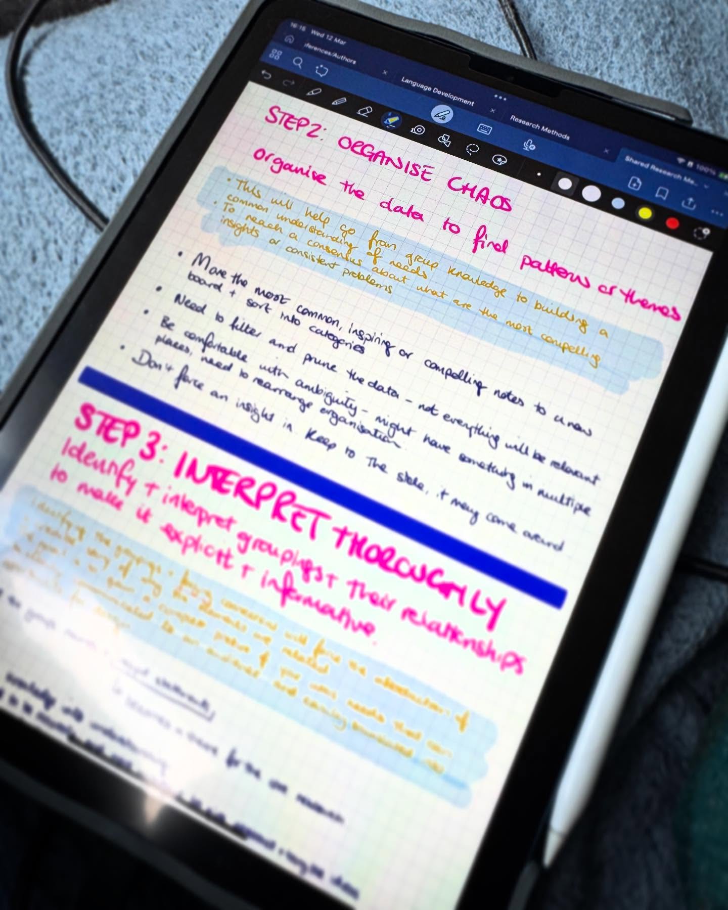 Today I was going through my old university notes, and making new ones, trying to keep it fresh in the brain 🧠 🤯 I do love the theory behind what we practice!
#userresearch #uxresearch #uxresearchandstrategy