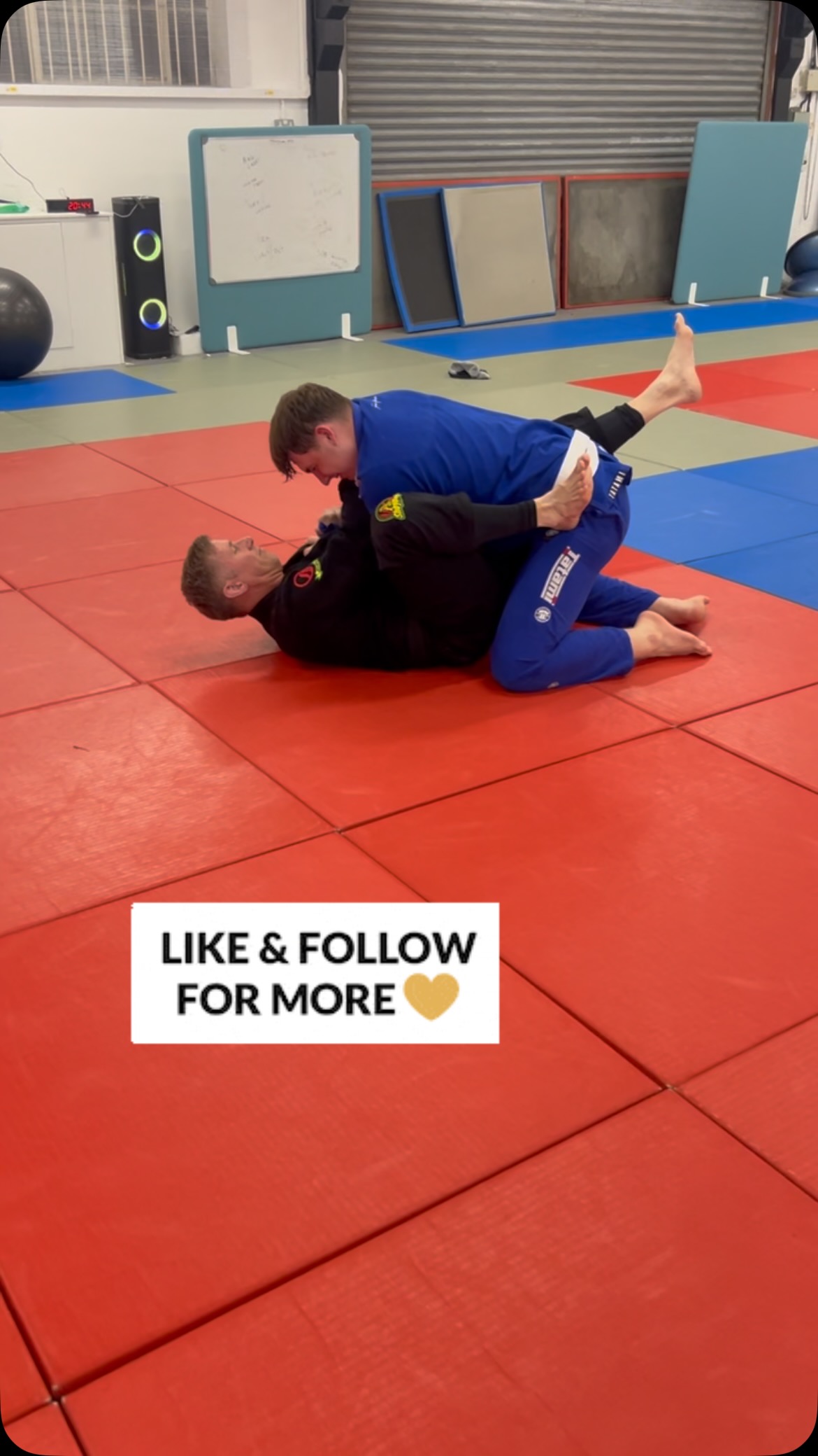 Technic & Skill > Size & Strength #checkmatbjj #bjj #ibjjf #fighting #oss #bjjsweeps #davidvsgoliath