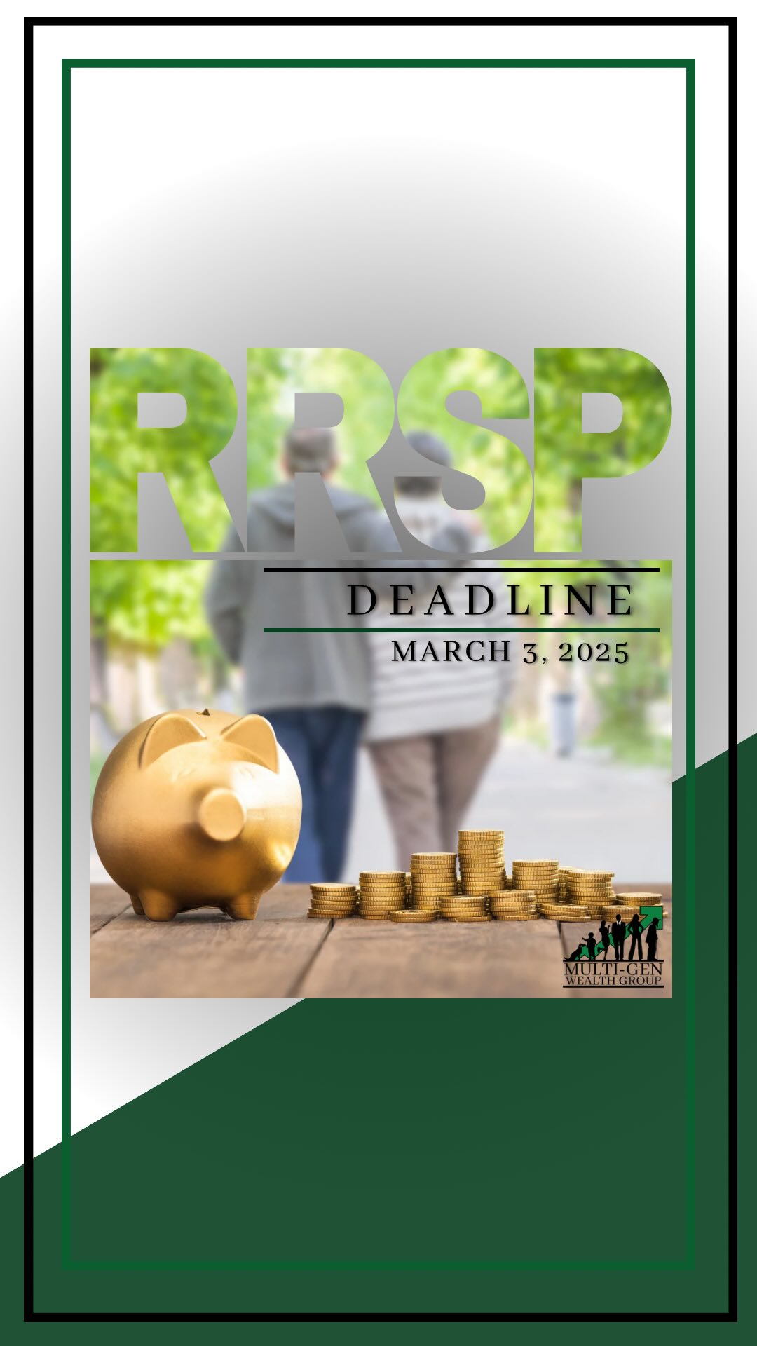 Key dates 📆
• RRSP Deadline: March 3, 2025.
• Tax Filing Deadline: April 30, 2025
Set up your MY CRA account to track your contributions. 📲
DM us to book a free consultation.📞
#RRSP #TFSA #FinancialPlanning #TaxSavings #Taxes #cra