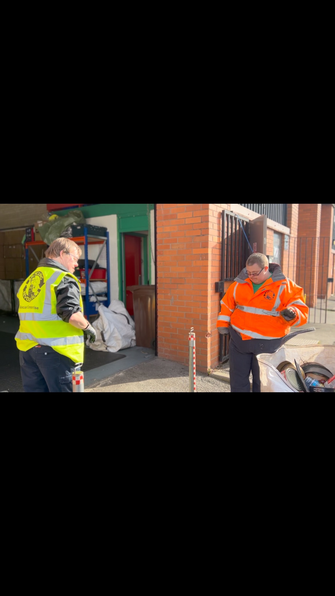 Feel good Monday! Here’s Chris and Jamie with another bag of sorted out plastics ready to be sent for recycling. If you’d like to find out more about how we can recycle your waste please get in touch. #recycling #volunteer #workplacement #learningdisabilities #learningdisabilityawareness #sheffieldissuper #sheffieldnetworking #supportsmallbusiness #socialenterprise #wastemanagement #postiveimpact #socialimpact #smallbusiness