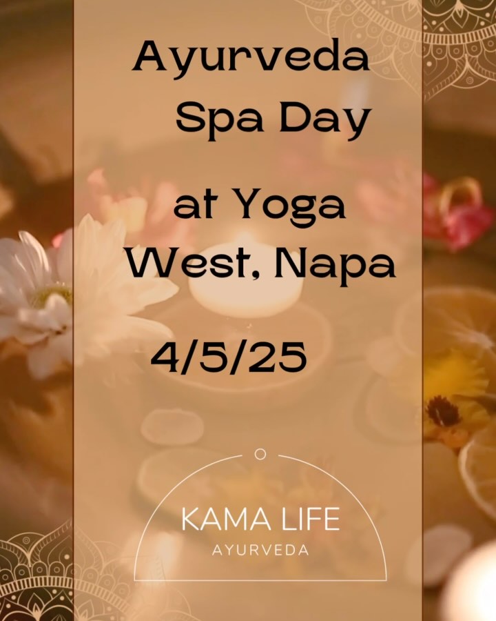 Ayurveda Spa Day @yogawest_napa !!!
4/5/25 2-4 pm
Ticket link in link tree or at
https://www.yoga-west.com/workshops
#ayurveda #chikitsa #dinacharya #nasya #abhyanga #bramhi #selfcare #sneha #ojas #beauty #radiance #yoga