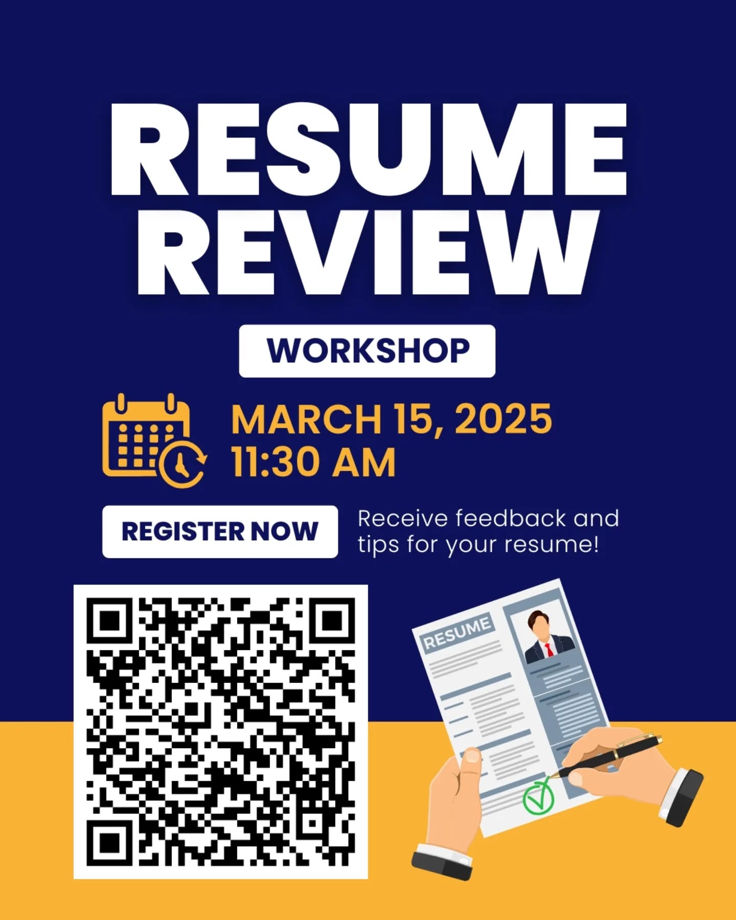 Illuminate Business is hosting another RESUME REVIEW workshop!
Register now to receive feedback and tips for your resume!
#resume #networkmarketing #networking
#LeadershipGoals #YoungEntrepreneurs #IlluminateBusiness
#StartUpSuccess #explorepage
