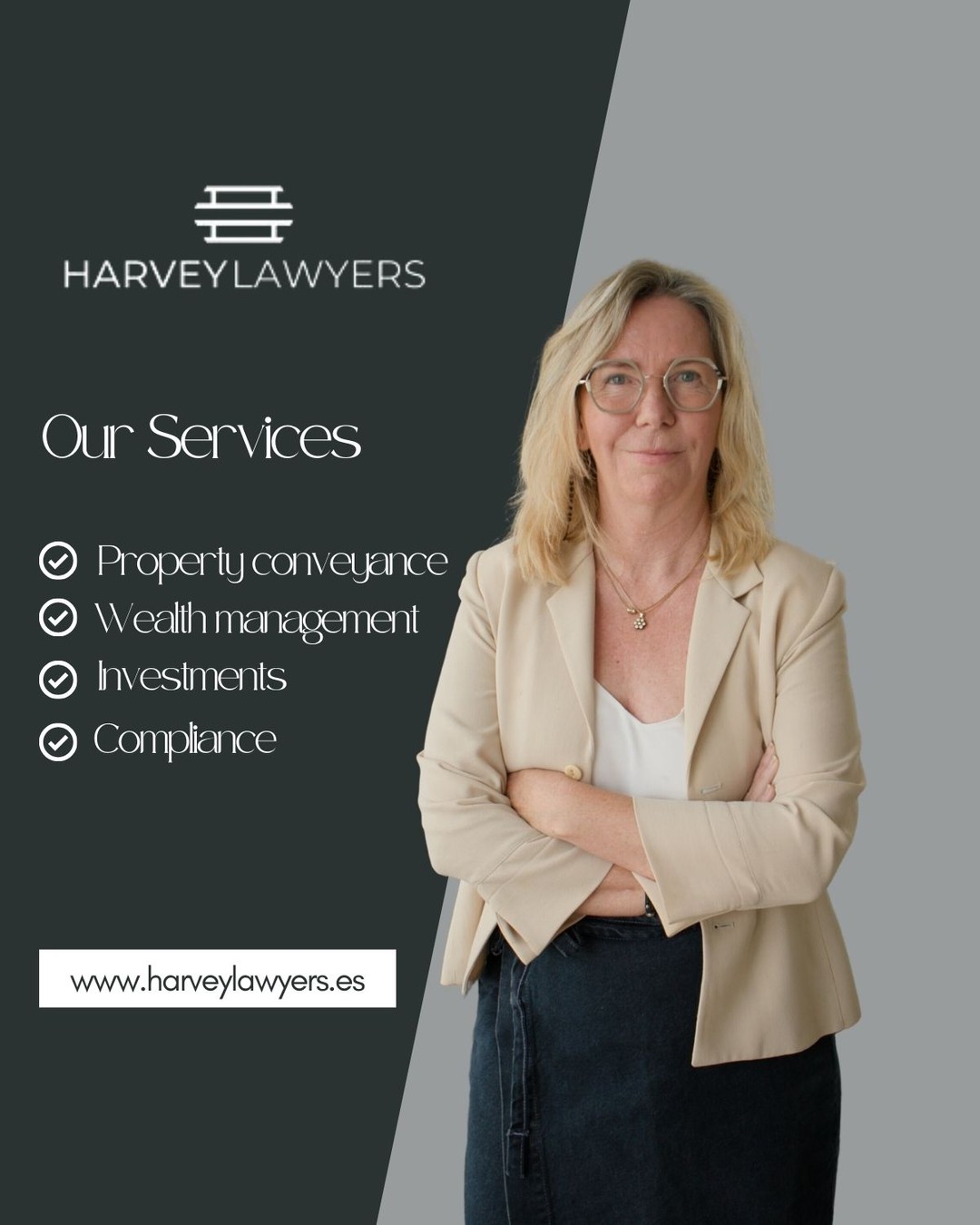 At Harvey Lawyers, we help people navigate the complexities of legal matters in Spain. From property transactions to wealth management, our expertise is your peace of mind.
💼 Your needs, our solutions.
🤝 Your goals, our commitment.
Get in touch today to find out how we can support you.
#HarveyLawyers #LegalAdvice #LegalServices #LawFirm #Abogados #Moraira #Teulada #Benissa