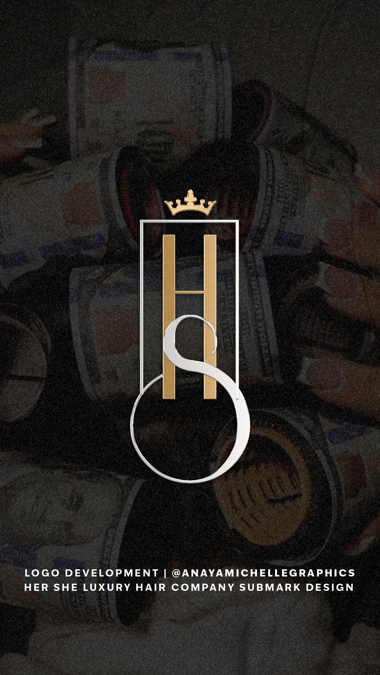 Setting the vibe for Her She Luxury Hair Company ✨ Mood boards are now part of my logo suite services because visual direction is everything! This step helps my clients see their brand’s vibe come to life before we even touch the logo. It also gives me a clear foundation to create a design that truly aligns with their brand. Luxe branding starts with a luxe vision 🥰