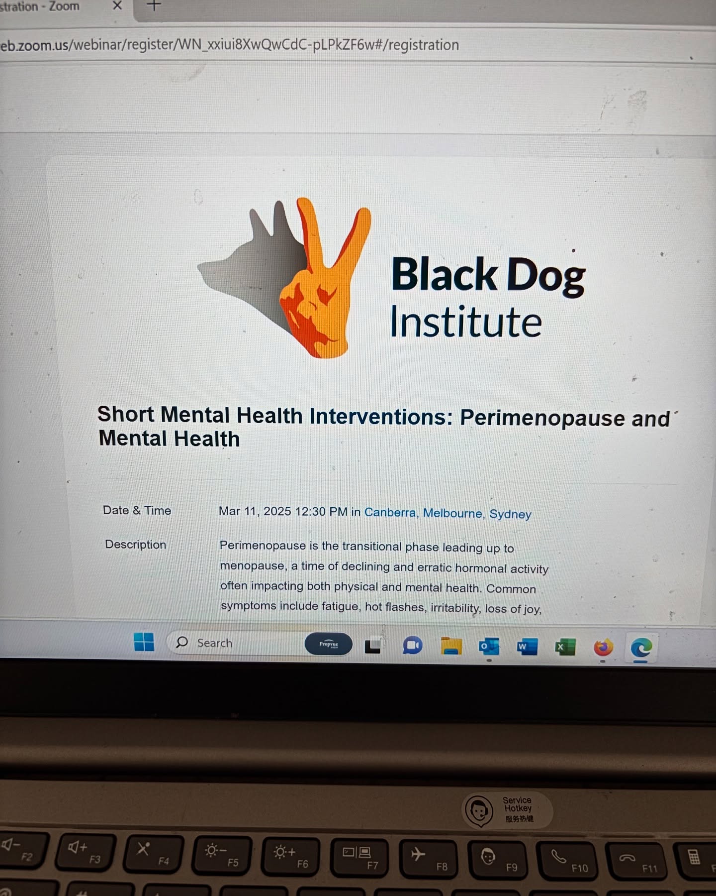 I have been involved with the Black Dog Institute in one way or another for about 12 years now. I have hosted fundraising events and spoken on their behalf to community groups and I have always appreciated and admired their work in all areas of mental health support and research.
Yesterday they hosted a webinar with the very special @drcericashell on Perimenopause and its impact on mental health. Alot of knowledge shared, and again the take home message….sex hormones are also brain hormones. As these levels change so will our brain chemistry.
Women with previous mental health challenges, particularly as a teenager or pregnancy (🙋🏻♀️) are more vulnerable as historically hormones have impacted their brain. Women with ADHD or neurodivergent or with any previous traumas (isnt that every woman ???) are also more susceptible.
#menopausementalhealth #menopausesupport #perimenopausehealth #perimenopausementalhealth