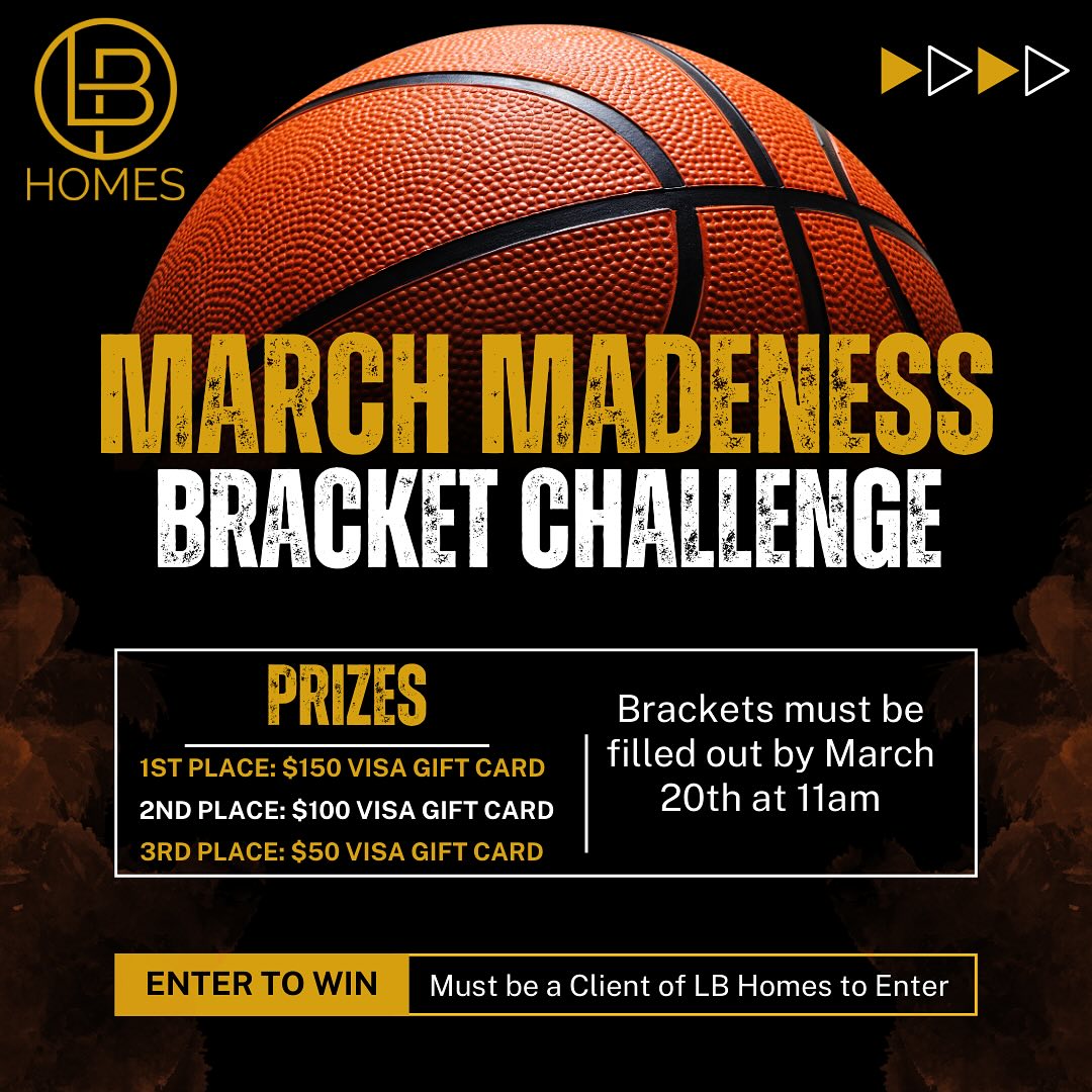 Clients and those who support our business with your referrals, it’s time for our annual March Madness Bracket Challenge 🏀⛹️
Be sure to check your email or find the link in our bio! Can’t wait to see who wins it all this year!