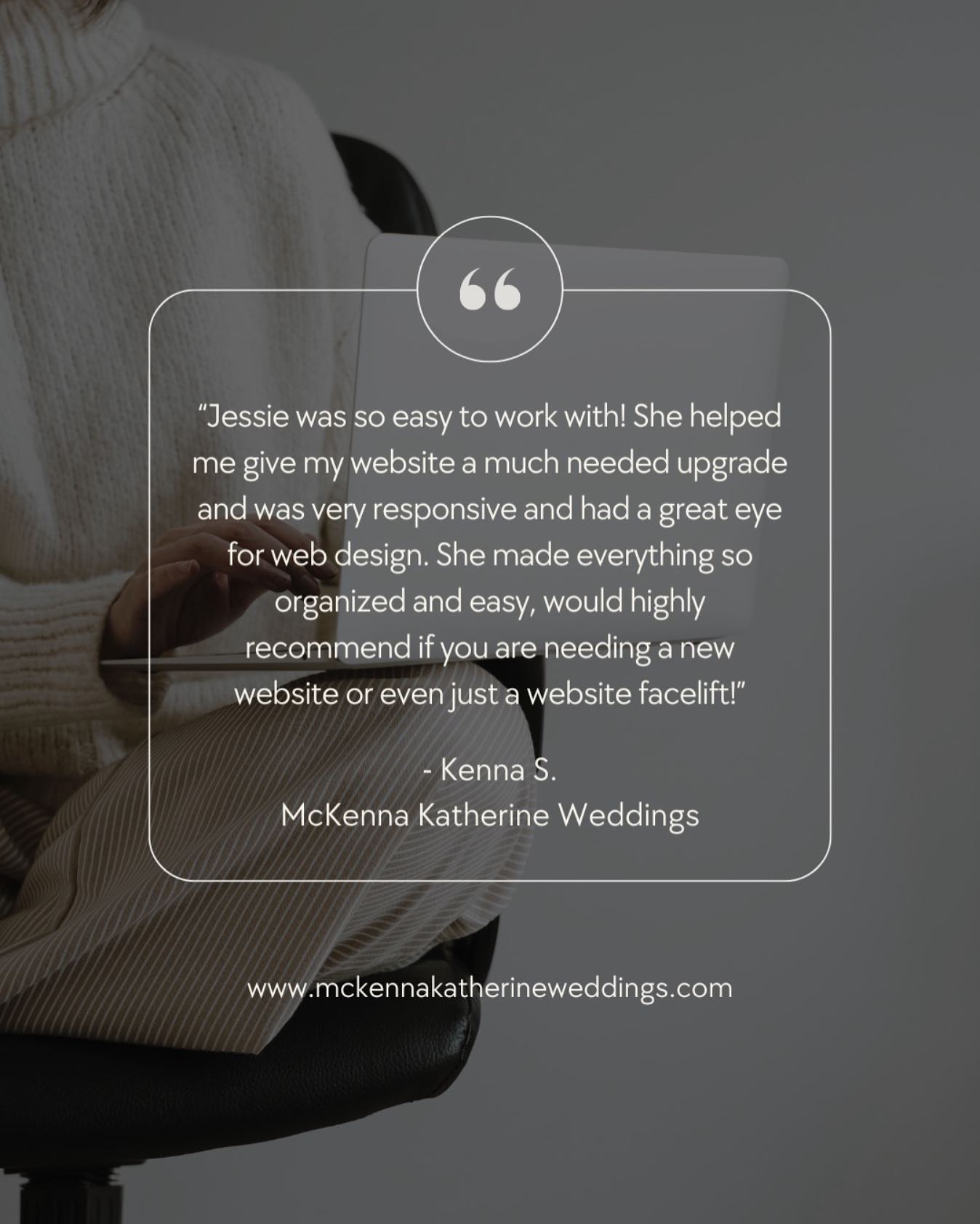 Your website deserves a glow-up too! ✨ Whether you need a custom site from scratch or a facelift for your existing one, I’ve got you covered. Just ask Kenna! @mckennakatherineweddings
Ready for your website refresh? Let’s make it happen! DM me too learn more💻 #webdesign #websiteglowup #websiterefresh