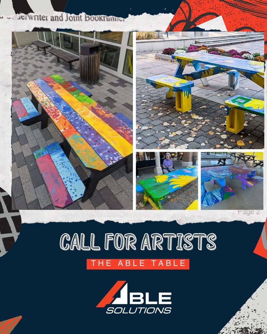 LOOKING FOR BRIDGEPORT ARTISTS! Paint an able table!
Project Timeline & Deadlines
Call for Interest Closes: March 28
Artists Selected: April 4
Design Submissions Due: April 18
Designs Approved: April 25
Final Artwork Completed: May 16
Able Table Dedication Ceremonies: June
How to Apply
Interested? Submit your application by March 28 here: https://forms.gle/KMn2sjmwX3ojY6Vg7
DM me for more info!!
❤️😍