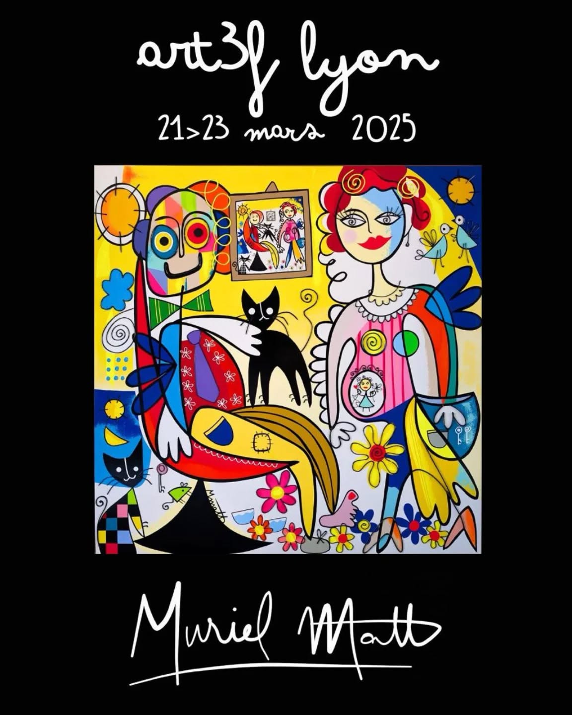 Ravie d'exposer à Art3F Lyon du 21 au 23 mars, stand G07 en face de l'espace restauration 😊
Invitations depuis mon Linktree ou en m.p.
à très vite 🤩