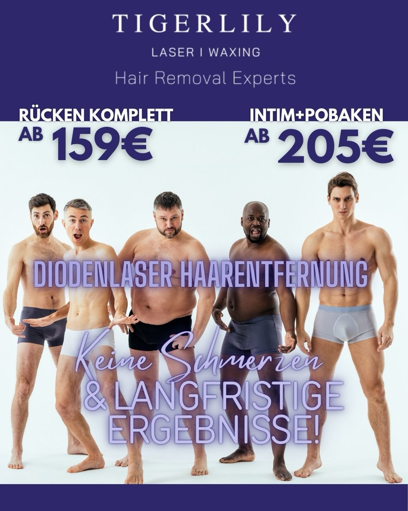 🔥 Diodenlaser Haarentfernung – Langfristige Ergebnisse ohne Schmerzen! 🔥
Lästige Rücken- oder Intimhaare? Nicht mit uns!
Unser leistungsstarker 3 Wellenlängen Diodenlaser von @beautytechnik_ sorgt für eine sanfte, gründliche und langanhaltende Haarentfernung – ideal für alle, die auf eine gepflegte Optik setzen.
💙 Preise ab:
👉 Rücken komplett: 159€
👉 Intim + Pobacken: 205€
Nie wieder Rasurbrand oder eingewachsene Haare – jetzt auf dauerhafte Haarfreiheit umsteigen!
📍 Tigerlily Waxing x Laser
🔗 Buche jetzt deine erste Sitzung und spüre den Unterschied!
www.tigerlily-waxing.de
#männerpflege #laserhaarentfernung #diodenlaser #men #glattehaut #tigerlilywaxing #tigerlilylaser