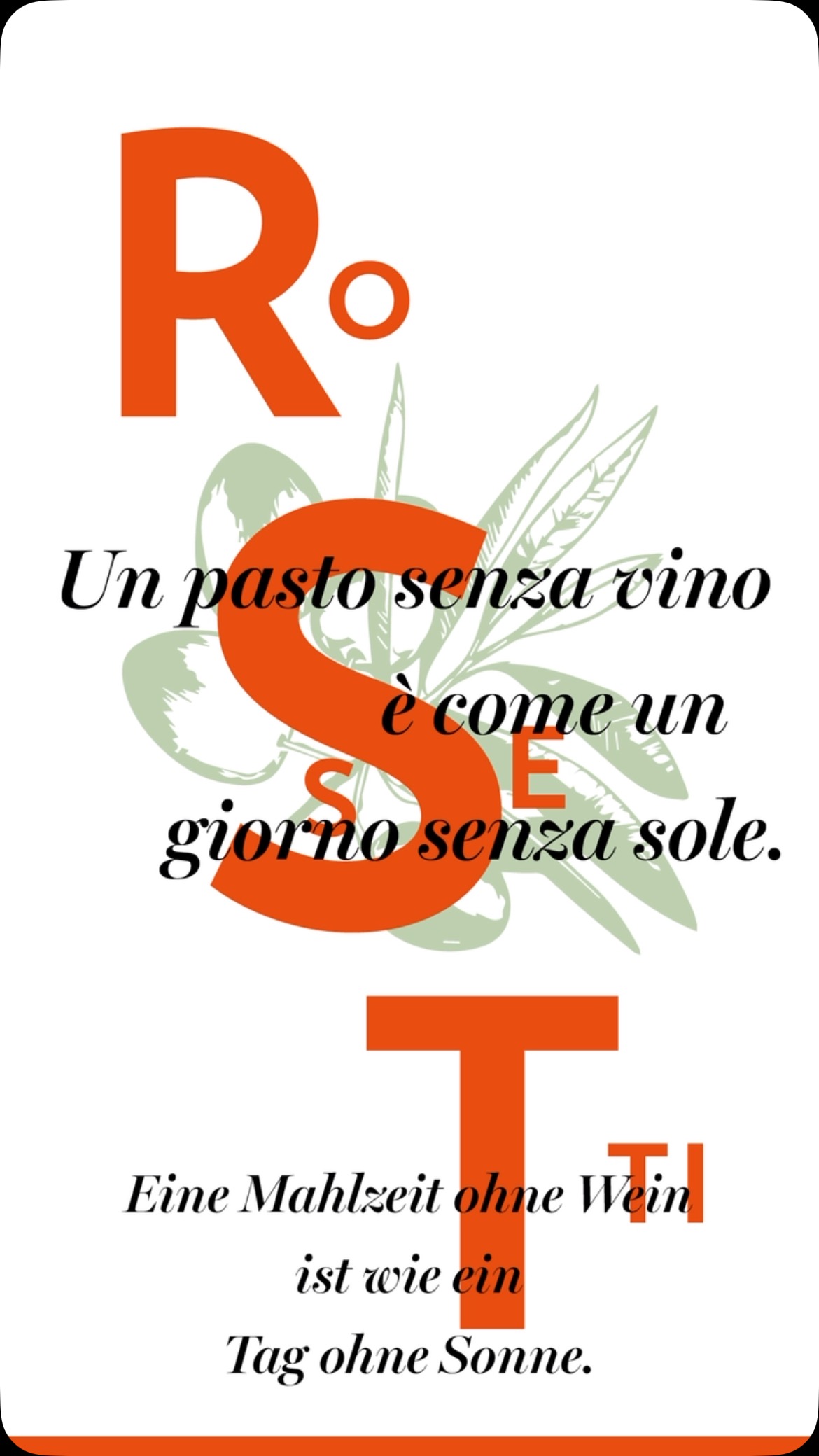 Liebe Pasta-Genießer und Freunde der mediterranen Küche, wir haben gute Neuigkeiten für Euch! 🤗
Am kommenden Dienstag, 18. März, ist es so weit: Wir öffnen endlich unsere Türen und freuen uns darauf, Euch mit Klassikern aber auch weniger bekannten Köstlichkeiten der italienischen Küche zu verwöhnen! 🇮🇹🍝🐟
Wir sind von 9:30 - 21:30 Uhr durchgehend da und freuen uns auf Euch!
A presto
Alessio, Mattia & Team
💋