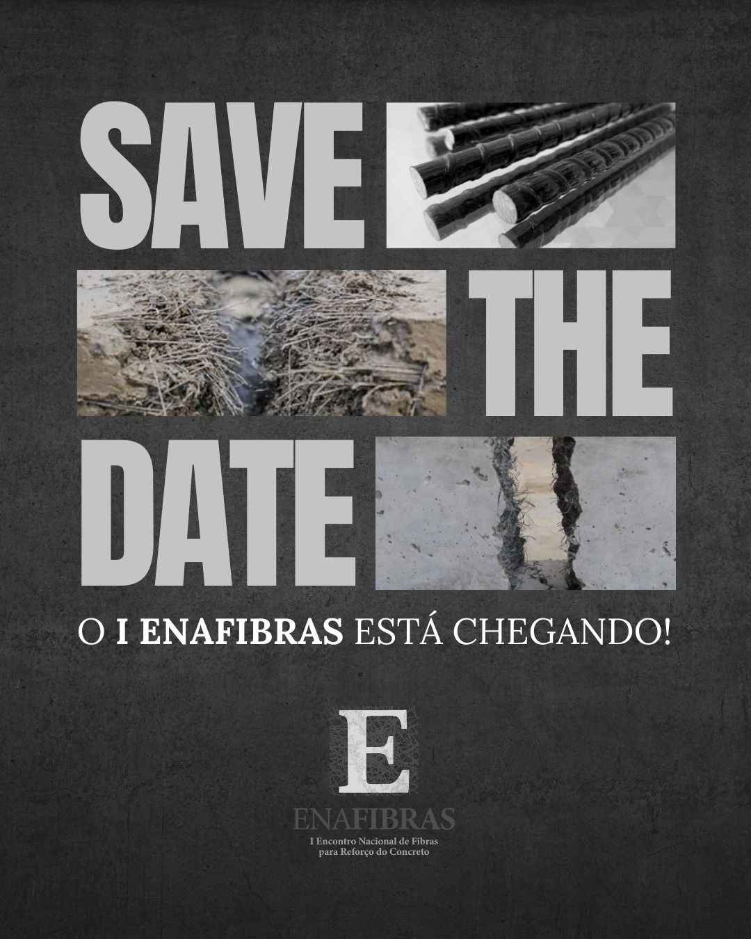 SAVE THE DATE: O I ENAFIBRAS vem aí! Um evento inédito sobre fibras para reforço do concreto, reunindo especialistas da área para um grande encontro técnico e de networking!
Quando? 24/04 (quinta-feira), a partir das 13h.
Onde? Auditório da Planta Sika, Vila Prudente – São Paulo/SP
E mais: em formato Híbrido (Presencial e Online).
Se você é engenheiro, projetista, fornecedor ou atua na construção civil, esse evento é para você!
Fique de olho nas redes do IFRC! Em breve divulgaremos mais detalhes sobre as inscrições. Vagas presenciais limitadas.