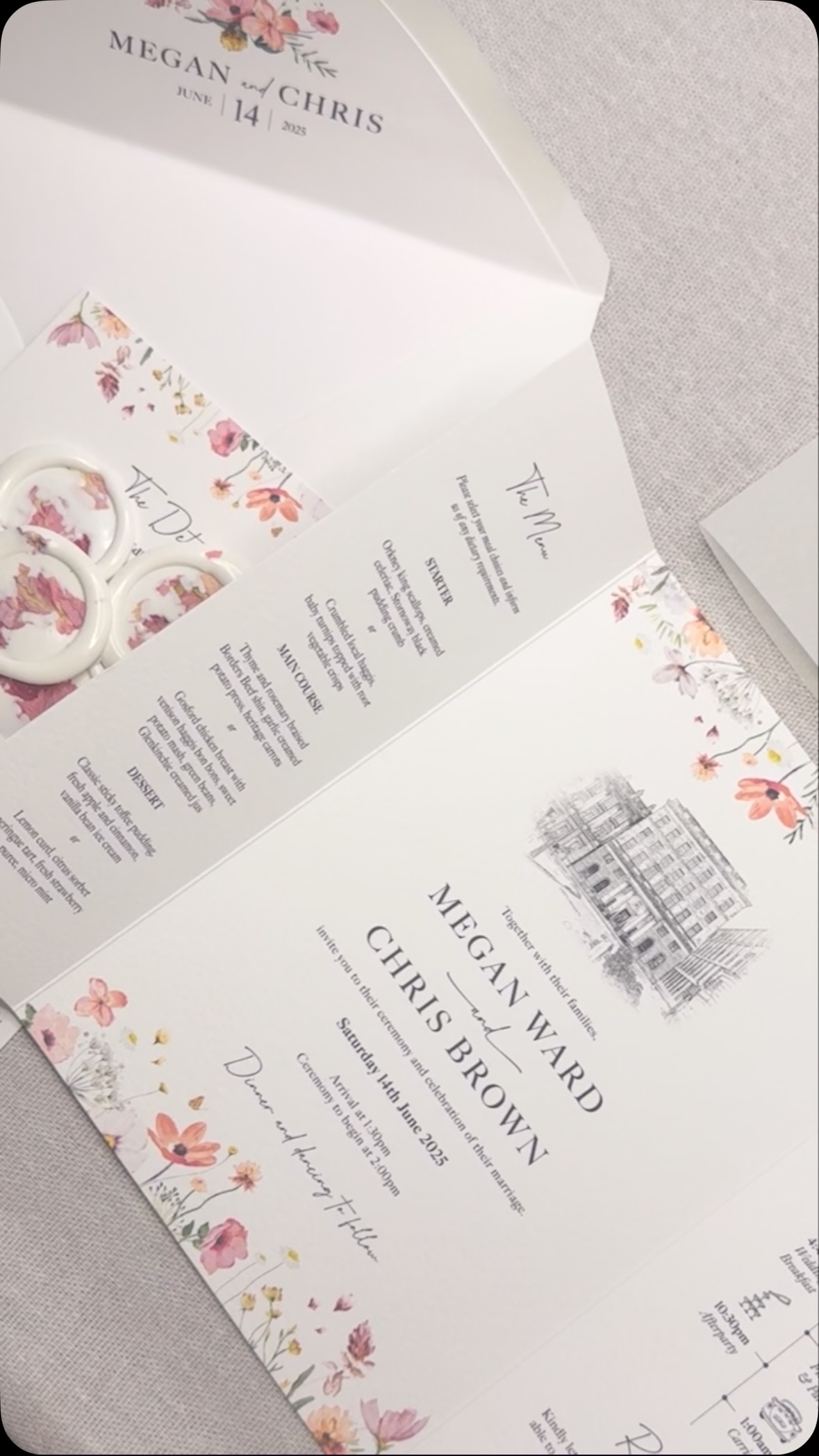 A little behind the scenes of me putting together these floral wedding invitations! 🌸
I love seeing all the details come together! What do you think of this design? 💌
#weddingstationery #weddinginvitations #weddingdetails #floralinvitations #bespokeinvitations #weddinginspiration #weddingplanning #2025weddings #summerwedding #bridetobride