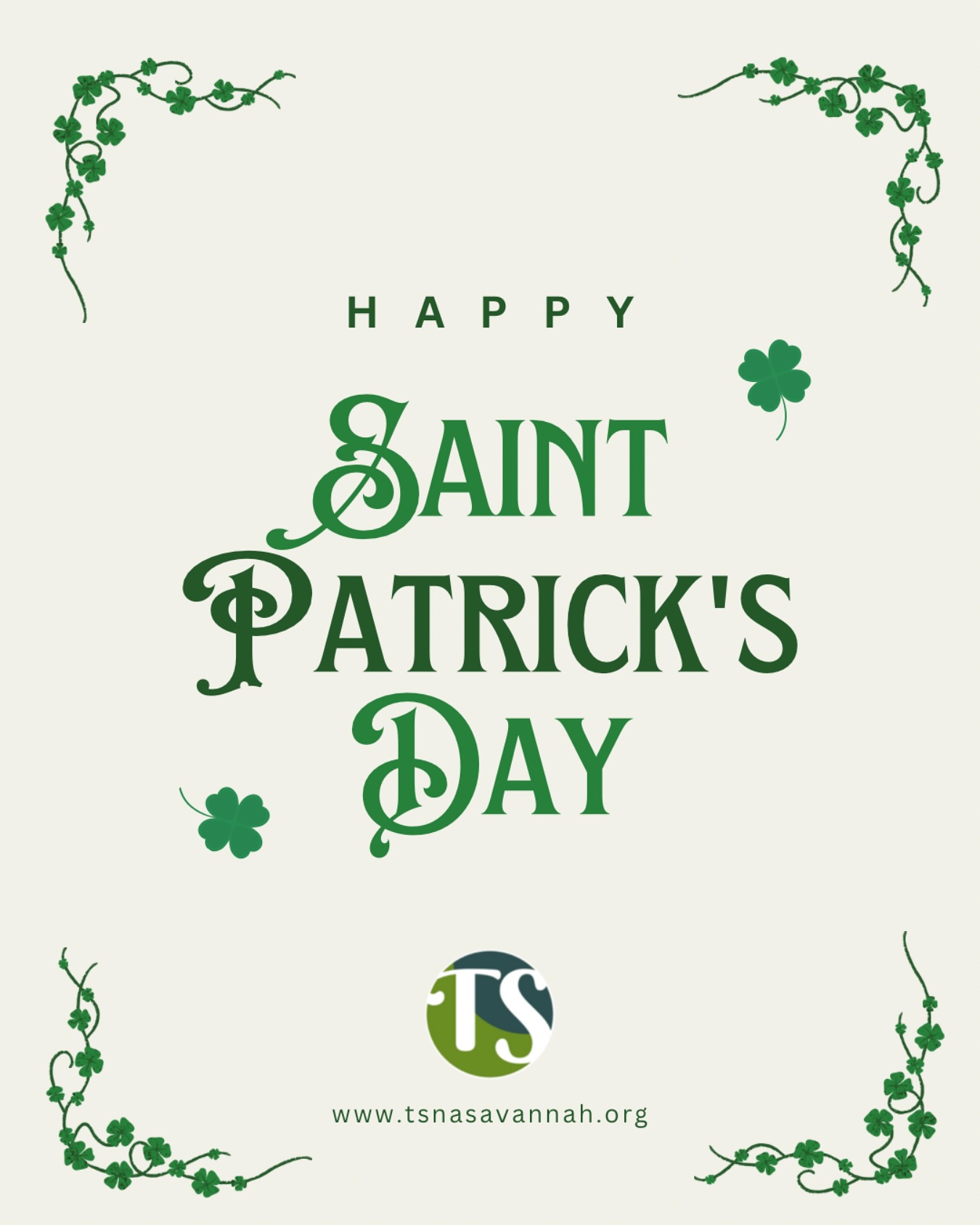 🍀 Happy St. Patrick’s Day from TSNA! 🍀
Wishing all of our neighbors a joyful and safe celebration as Savannah comes alive with the spirit of St. Patrick’s Day! Whether you’re enjoying the parade, spending time with friends and family, or supporting local businesses, let’s celebrate responsibly and with community pride.
💚 Reminder: Our March TSNA Membership Meeting has been rescheduled to Monday, March 31st at 6:00 PM at @victorynorthsavannah due to the holiday festivities. 🗓️ Mark your calendars!
Sláinte! 🍻🌿 #TSNA #ThomasSquareSavannah #SavannahGA #StPatricksDay #SavannahStrong #CommunityFirst