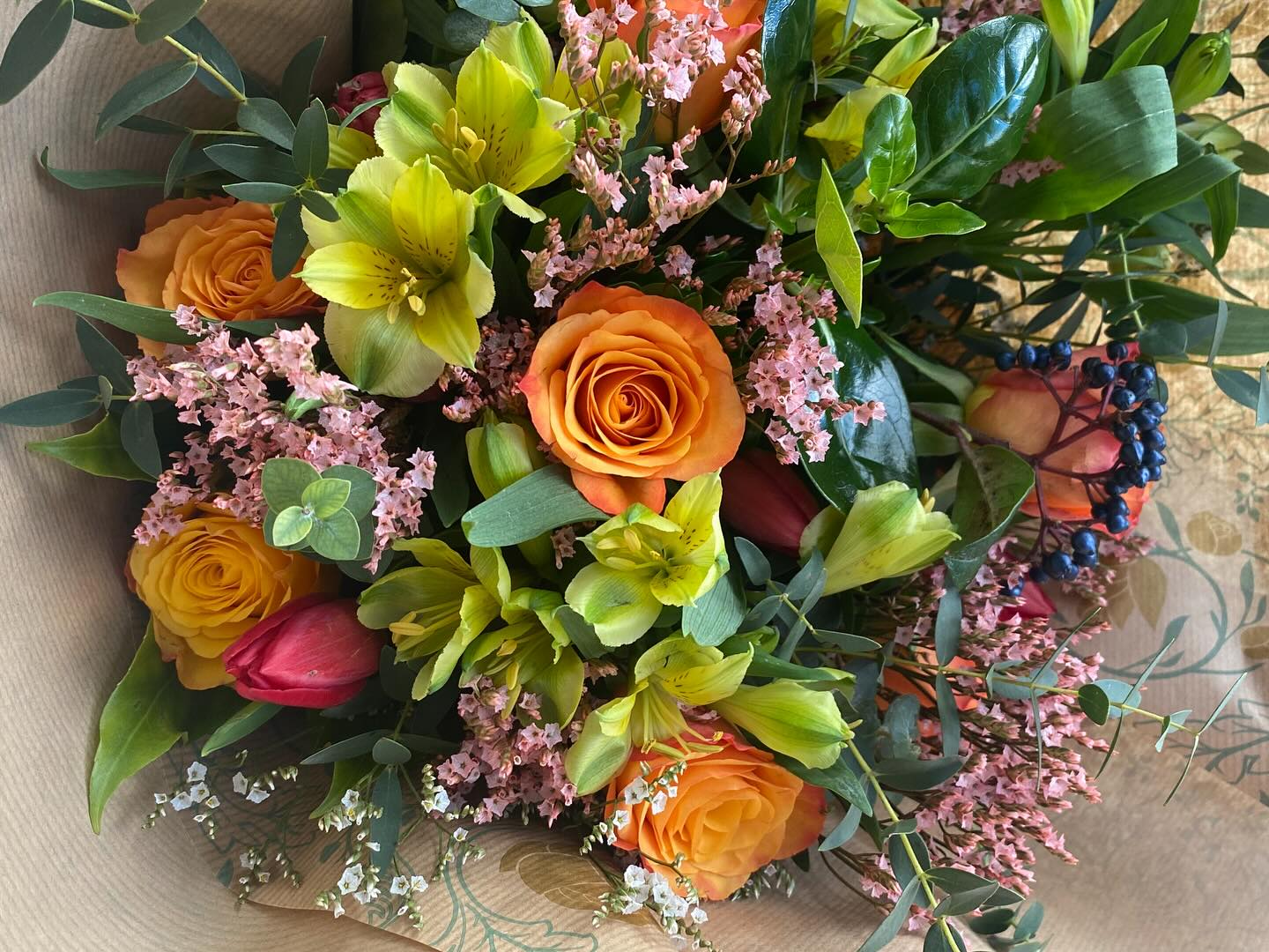 Gorgeous flowers going out today for a 90th birthday #florist #flowers #makesomeonesmile #makesomeonesdayspecial #happybirthday
