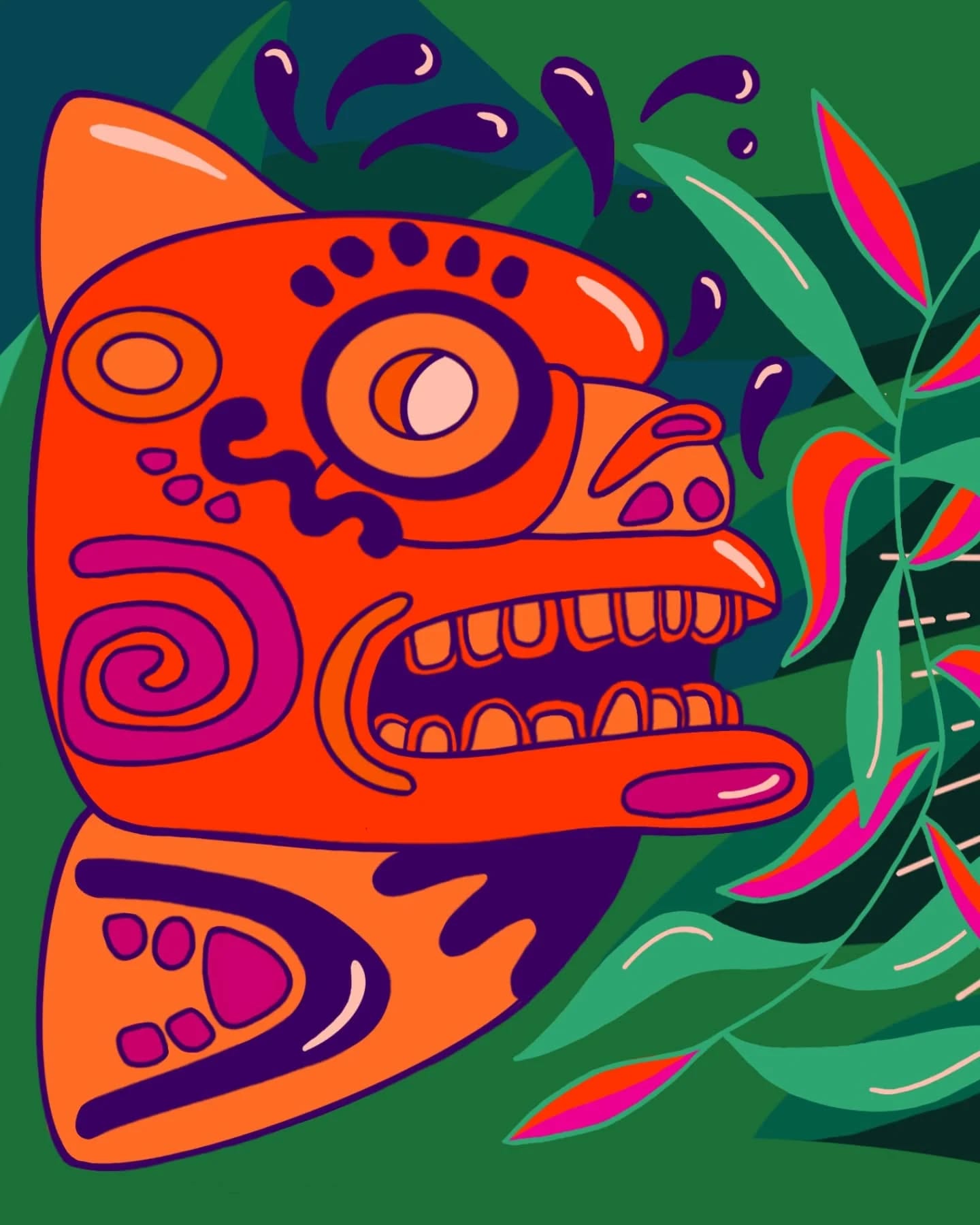 Illustrations inspired by the mexican graphic universe 🪅
Escultura maya, máscara de lucha libre y tarjeta de lotería
.
.
.
#artmural #mural #Illustration #luchalibre #loteria #mexico #maya
