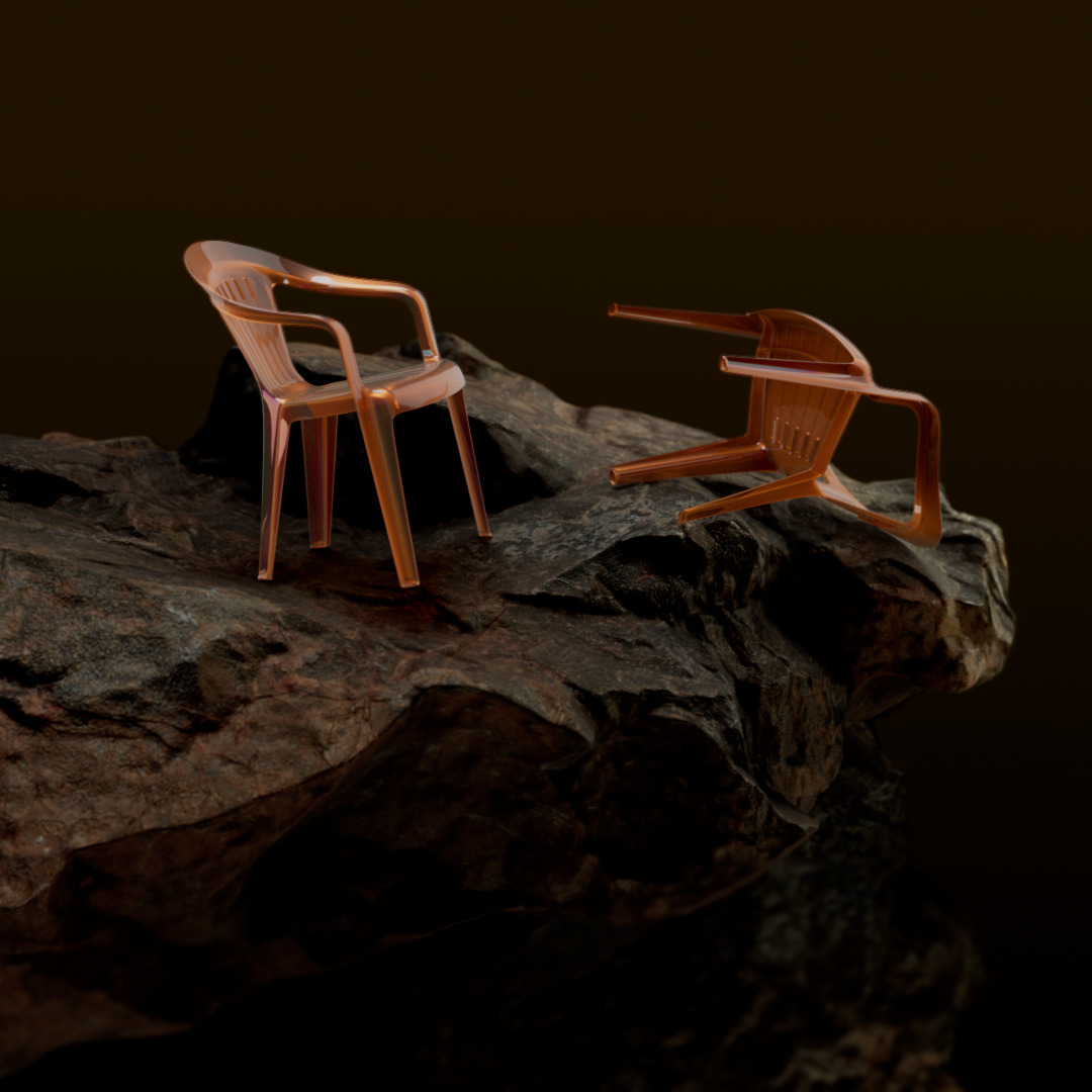 Awkward conversation, my chair series. #fortemotion #cgart #maxon #redshift #maxon #awkward