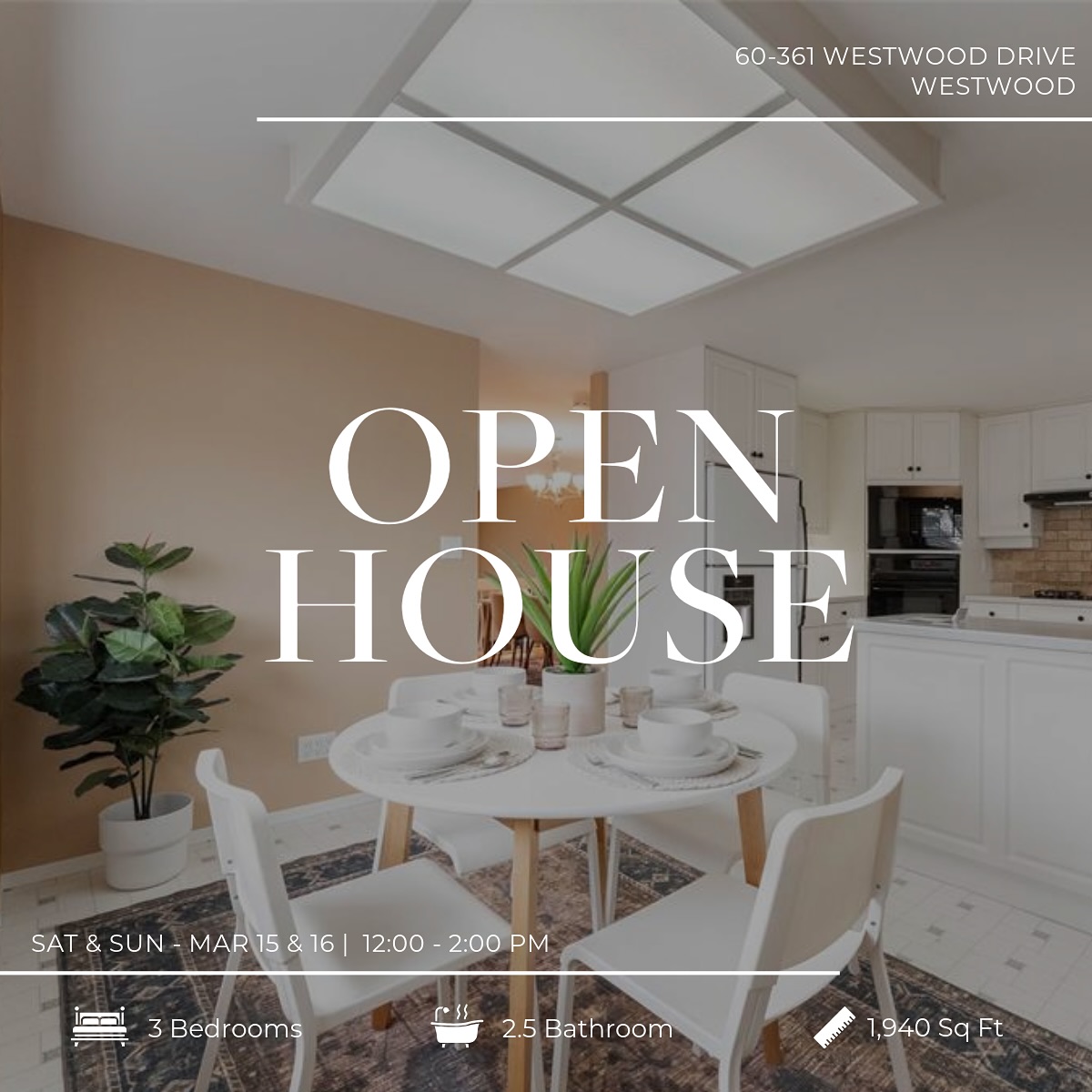 ▪️ Open House Tomorrow from 12:00 - 2:00pm ▪️
60-361 Westwood Drive | $349,900
Come take a look inside this spacious 3 bedroom condo in Westwood!
Want to know more? Feel free to reach out to me:
Rebecca Karalash | Realtor®
📱 204-688-6406
🌍 www.rebeccakaralash.com
.
.
.
#openhouse #winnipegrealtor #winnipegrealestate #windsorpark #realtor #realestateagent #winnipegrealestateagent #homebuyingtips #firsttimehomebuyer #buyers