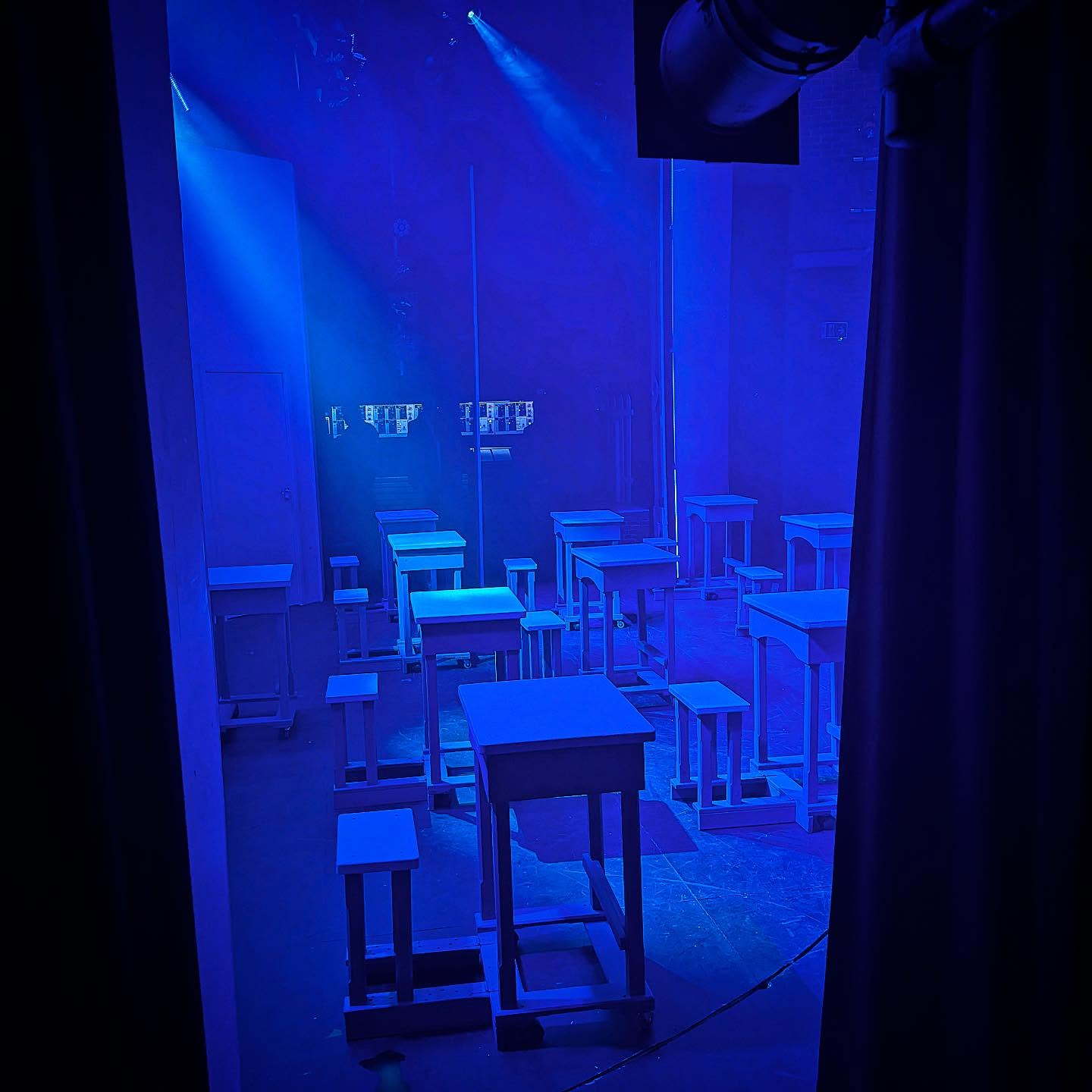 We’re waiting in the wings, ready for the first of our two Saturday performances. We can’t believe we only get to do this wonderful show twice more! If you’re coming today - enjoy the show!