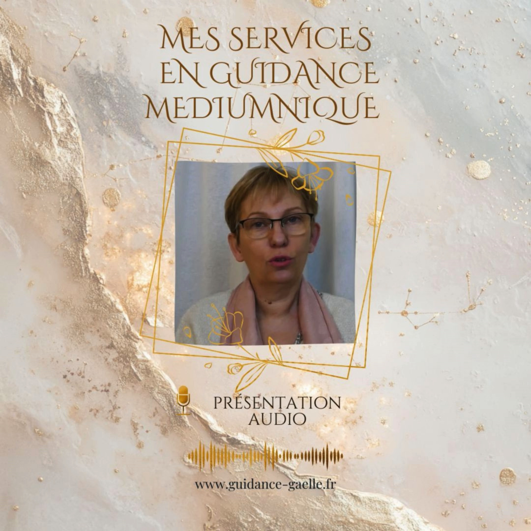 #guidance#mediumnité#guidance spirituelle#accompagnement mediumnique#
"Vous vous sentez perdue, en plein doute ou bloquée dans des schémas qui se répètent ? Vous traversez une période de confusion, de manque de confiance en vous, ou même de dépression… et vous cherchez du sens, un éclairage pour avancer ?
💫 Je vous accompagne à travers la guidance spirituelle et médiumnique pour vous aider à :
✅ Comprendre l’origine de vos blocages (mémoires familiales, transgénérationnelles, schémas répétitifs)
✅ Recevoir des messages de votre âme, de votre sagesse intérieure et de vos Guides
✅ Retrouver confiance en vous et en votre avenir
✅ Vous libérer des peurs et des doutes qui freinent vos choix
✅ Vous reconnecter à votre mission de vie et à ce qui a du sens pour vous
✨ Mes services :
🔹 Consultations en guidance médiumnique (1h à 2h ) – en présentiel ou à distance
👉 Pour répondre à vos questions personnelles, sentimentales, professionnelles et vous transmettre les messages de vos Guides et de vos défunts.
🔹 Scan bioénergétique (1h30)
👉 Pour un travail en profondeur, à partir de la lecture énergétique de votre corps physique, afin d'analyser vos blocages émotionnels, mentaux et spirituels, pour mieux comprendre votre chemin de vie et aligner vos choix avec vos valeurs et vos potentiels.
📌 Ce n’est pas de la voyance : il s’agit de messages reçus en clairvoyance, clairaudience et clairsentience, en lien avec votre âme et votre évolution spirituelle.
💖 Vous méritez de vivre une vie alignée et épanouie.
🎯 Prête à avancer avec plus de clarté et de sérénité ?
📩 Contactez-moi dès maintenant pour votre séance !"