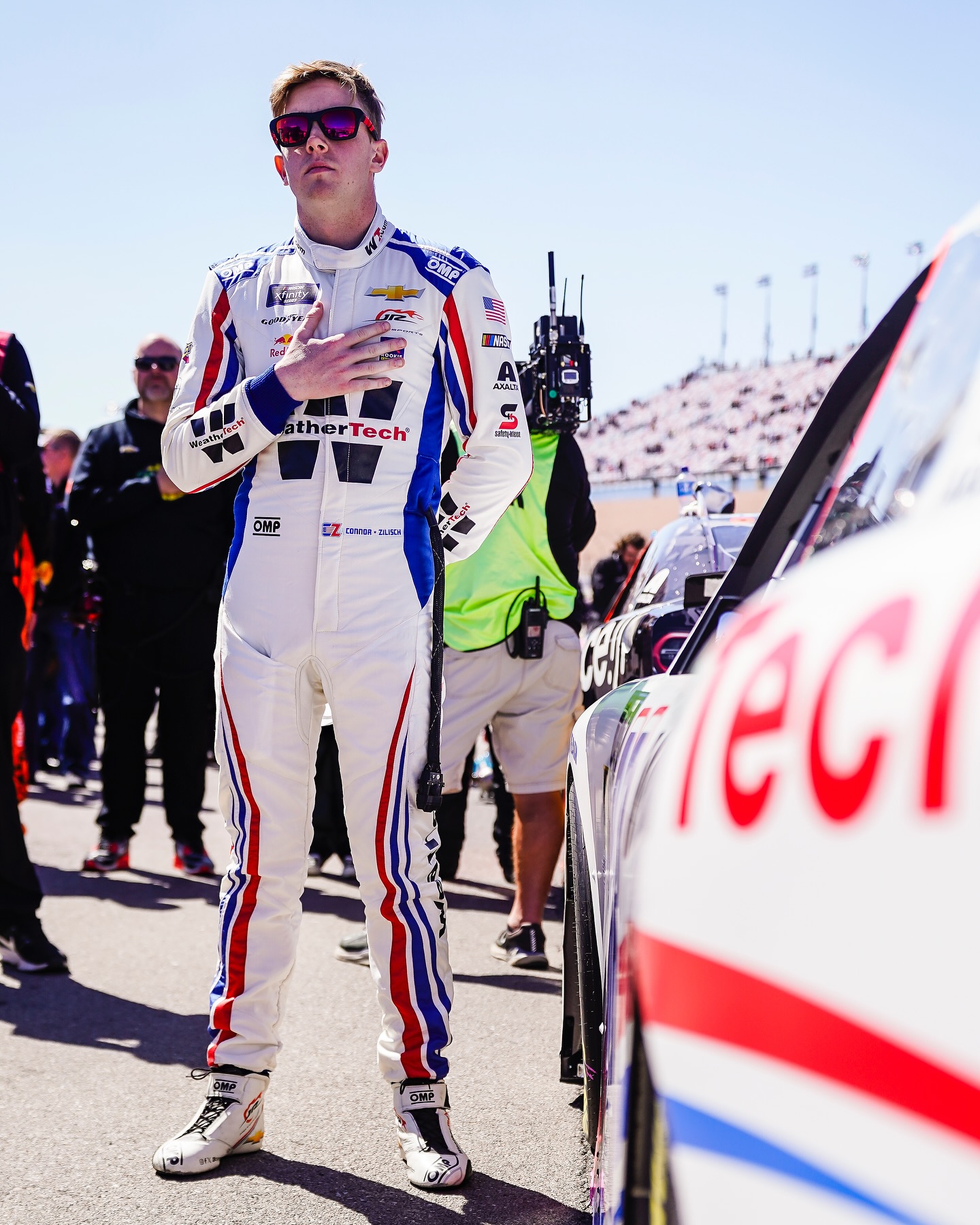 Man… had such a fast car today and ran inside the top 3 all day until I sped on pit road in stage 3 and never caught a caution to bring us back into it. Thank you to @weathertech and @jrmotorsports for everything, just need to put it all together and we’ll be good💪🏼