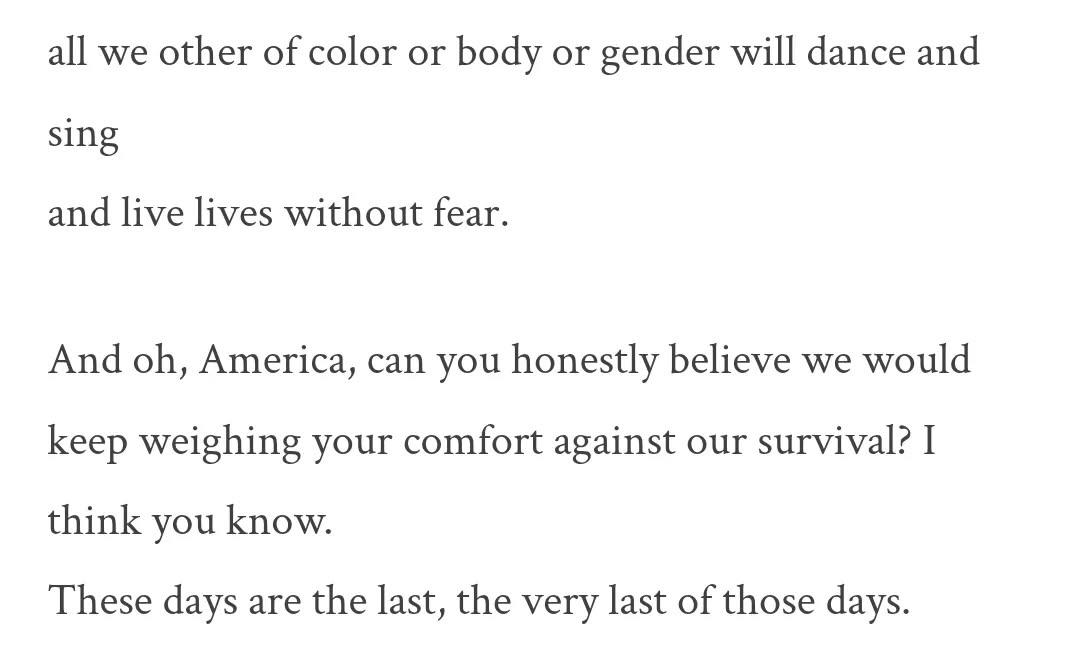 From "In Service of Staying Alive" by Lynne Procope