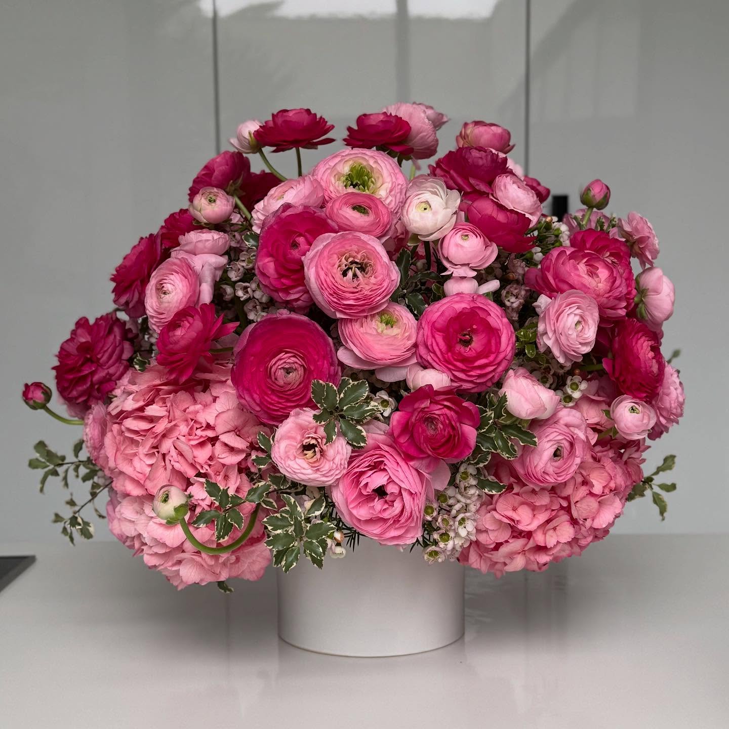 Pink cloud for baby Jaymi and her mama! #flowers #blossoms