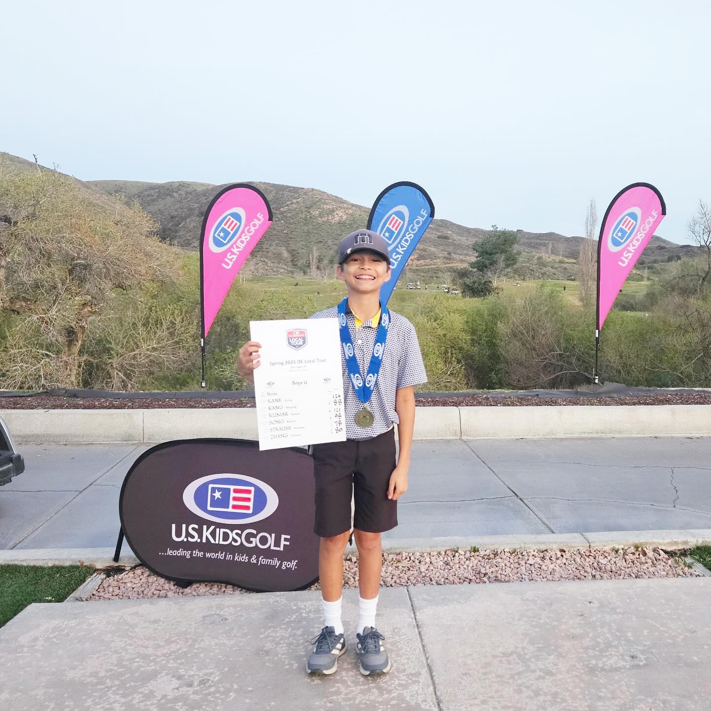 What a weekend for Anthony help bring home a PGA Junior league win and breaking 80s to win at tough Dos Lagos ๐๐ป