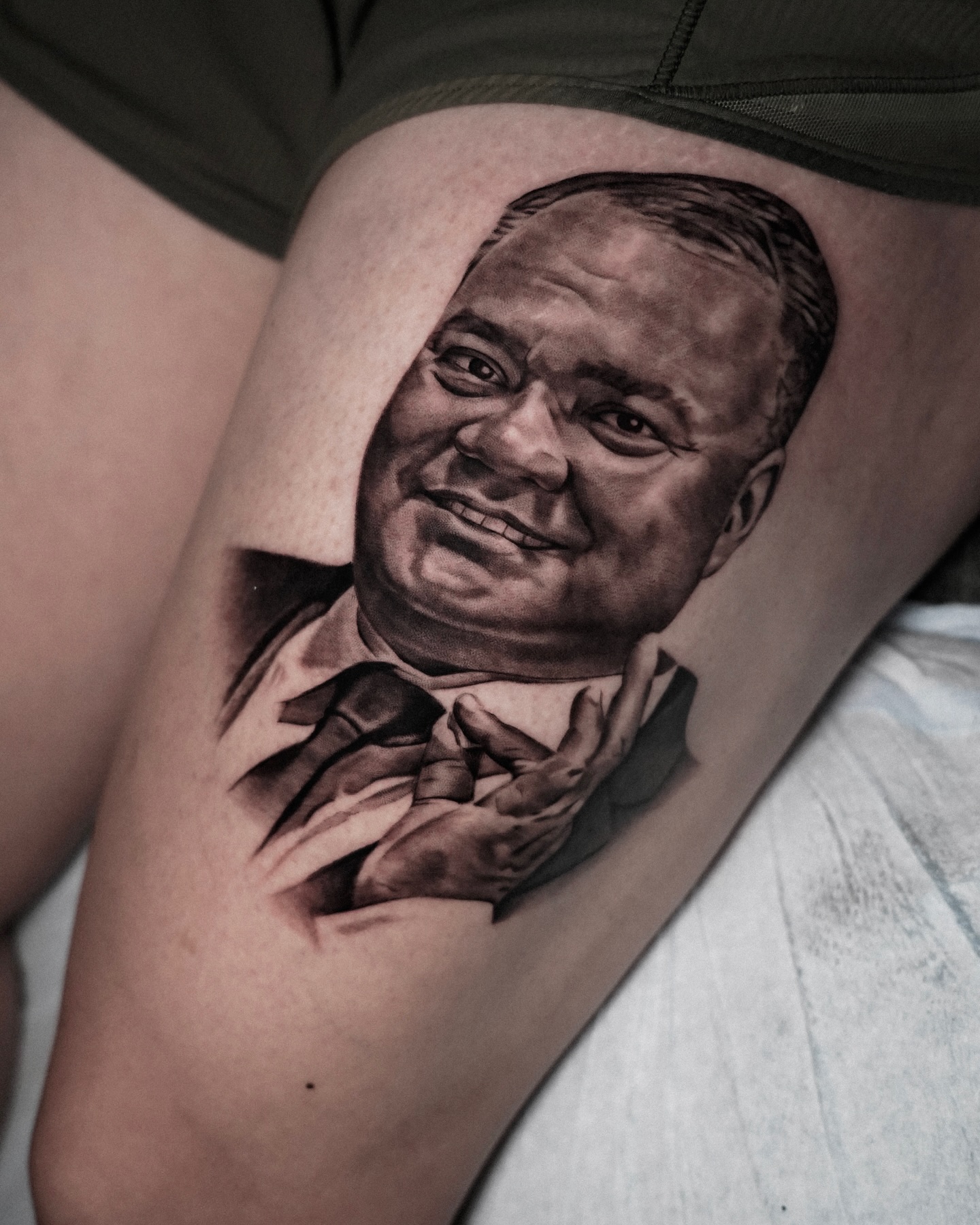 Memorial Portrait Tattoo done by Lalo @inkbylalo
✍🏽Artist: Lalo V @inkbylalo
🗓️Books: OPEN
To book: DM/text/email him directly
📧inkbylalov@gmail.com
📱 (408)843-7441
💲Deposit Req
•
•
•
#bayareatattooartist #marsink #marsinktattoo #california #bayarea #tattoos #portraittattooartist #sanjosetattooartist #gilroytattooartist #morganhilltattooartist #portraitartist #realismtattooartist #blackandgraytattoos #blackandgraytattooartist #sanjose #bayarea #blackandgrayrealism #fullsleevetattoo #realismtattoo #portraittattoo #legtattoo #thightattoo #memorialtattoo #sanjose