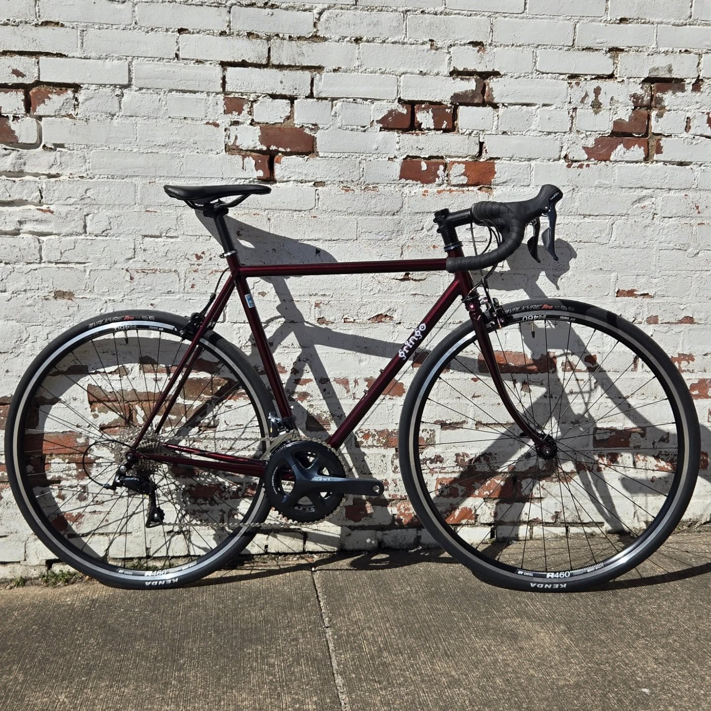 We are very proud of our very own locally crafted bicycles. Made right here in the Gordon Square Arts district. Often imitated, never duplicated.😜🚲❤️ @gringobicycles
.
.
.
I've had this one under my hat for some time now. After a bunch of hemmin' and hawwin', I finally settled on how I wanted to button it up. Most of my builds to date have been outfitted with components that are of the upper echelon of the industry, making the build cost greater than most cycling enthusiasts would typically entertain for themselves. This is why I settled on the modest build group for this beauty. The Shimano Sora Groupset and Tektro Brakes are a perfect fit. The DT Swiss Rims, Shimano 105 hubs, and Kenda Valkerie Pro 700x28mm tires roll smooth and fast. Dedaccai Zero Uno steel was the choice for this fillet brazed roadie. All in all, it is a classic road build that I hope will find a home with someone who will love it as much as I loved building it. 53cm square frame. Rider size 5'5"-5'8ish. On display @blazing_saddle_cycle $2000 USD
.
.
#localbikeshop #shoplocal #locallyownedandoperated
#loveyourneighborhood #gordonsquareartsdistrict #handmadebicycle
#madeincleveland
#hechoencleveland
#gringobicycles