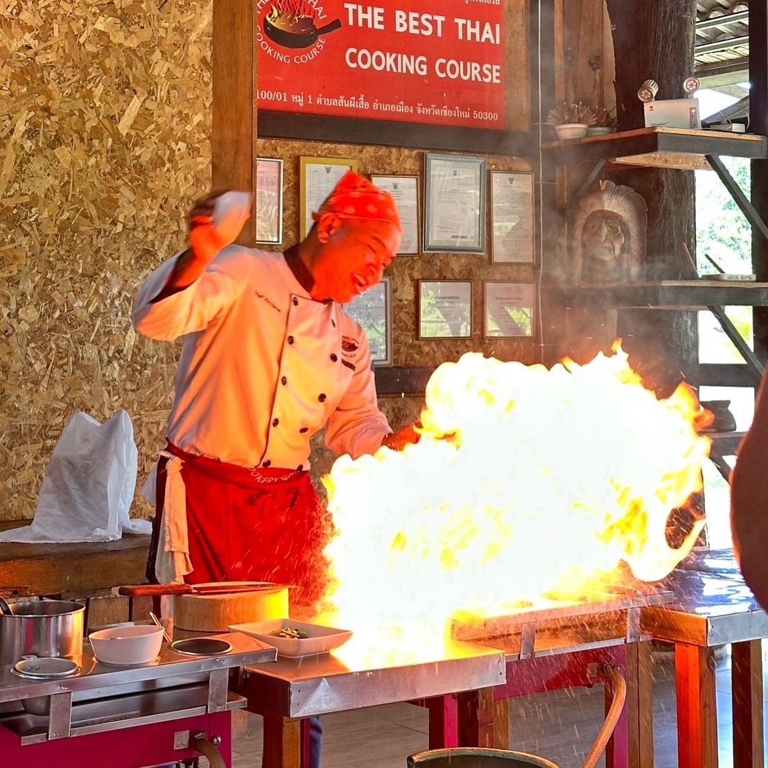 High heat, bold flavors, and a whole lot of sizzle! Cooking at its finest.
#thai #thaifood 🔥 #FireCooking
🔥 #CookingWithFire
🔥 #FlameCooking
🔥 #TurnUpTheHeat
🔥 #SizzleAndSmoke
🔥 #HeatAndFlavor
🔥 #FlameOn
🔥 #highheatcooking