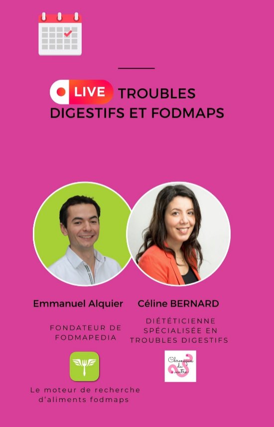 Live sur les Fodmaps avec Emmanuel de Fodmapedia.
#fodmaps #fodmaps #sii #syndromeintestinirritable #intestinirritable #troublesdigestifs