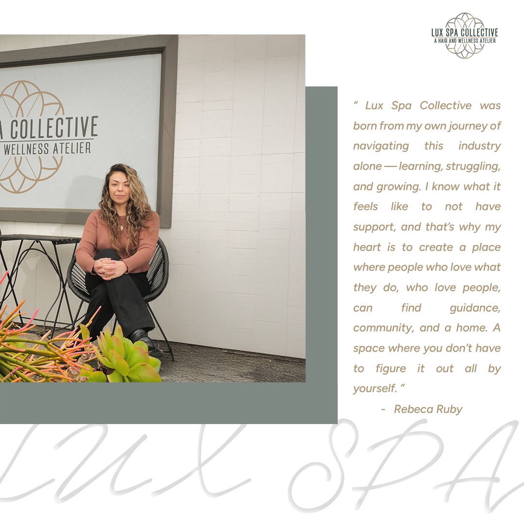 "I know what it’s like to start out in this industry feeling alone, figuring things out the hard way." That’s why Lux Spa Collective exists: to create a home where passionate professionals can thrive, feel supported, and grow together. 💛✨ If you've been searching for a place that feels like more than just a workspace, let’s connect.
#LuxSpaCollective #BeautyWithPurpose #WellnessCommunity #CreativeSpaces #SalonLife #SupportSmallBusiness #HolisticBeauty #PassionAndPurpose