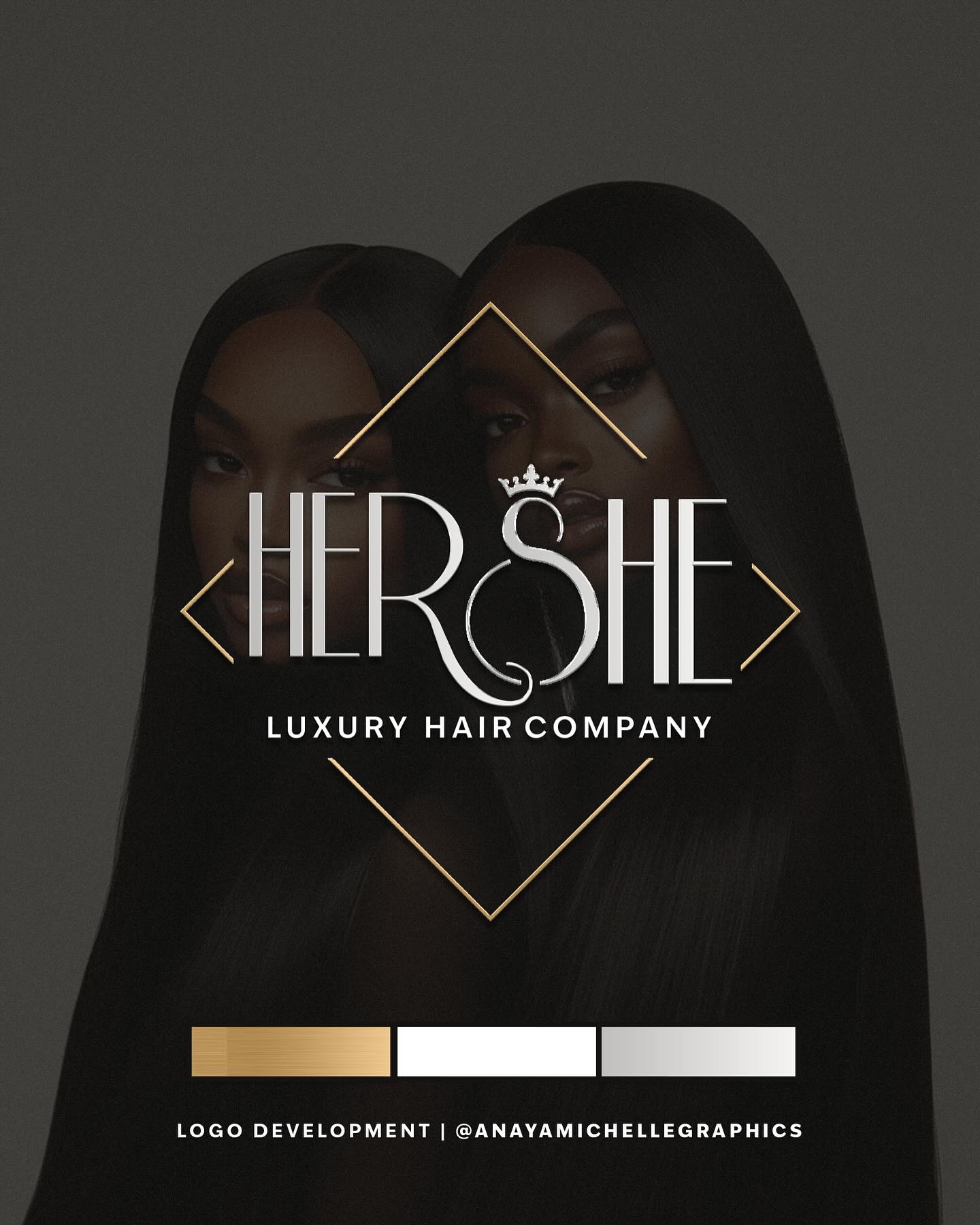 Swipe to see the 3 different logo concepts for Her She Luxury Hair Co. ✨ When it comes to luxury branding, every detail matters! From the font choices to the color palette, I wanted to create a design that reflects the elegance and high-end feel of this brand. Which concept is your favorite? Drop a comment below! ⬇️
Need a logo that helps your brand standout? Let’s bring your vision to life! DM me to get started. 💕
AI Models: @thee.creativespace